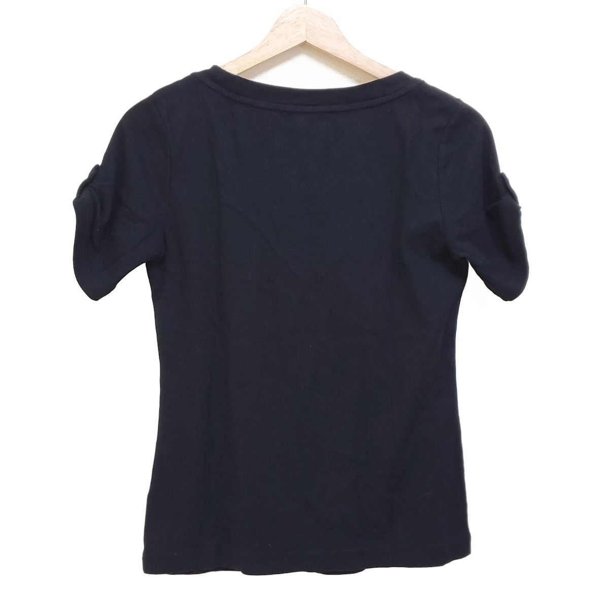 Burberry Blue Label バーバリーブルーレーベル 半袖Tシャツ サイズ38 M レディース - 黒×白 クルーネック