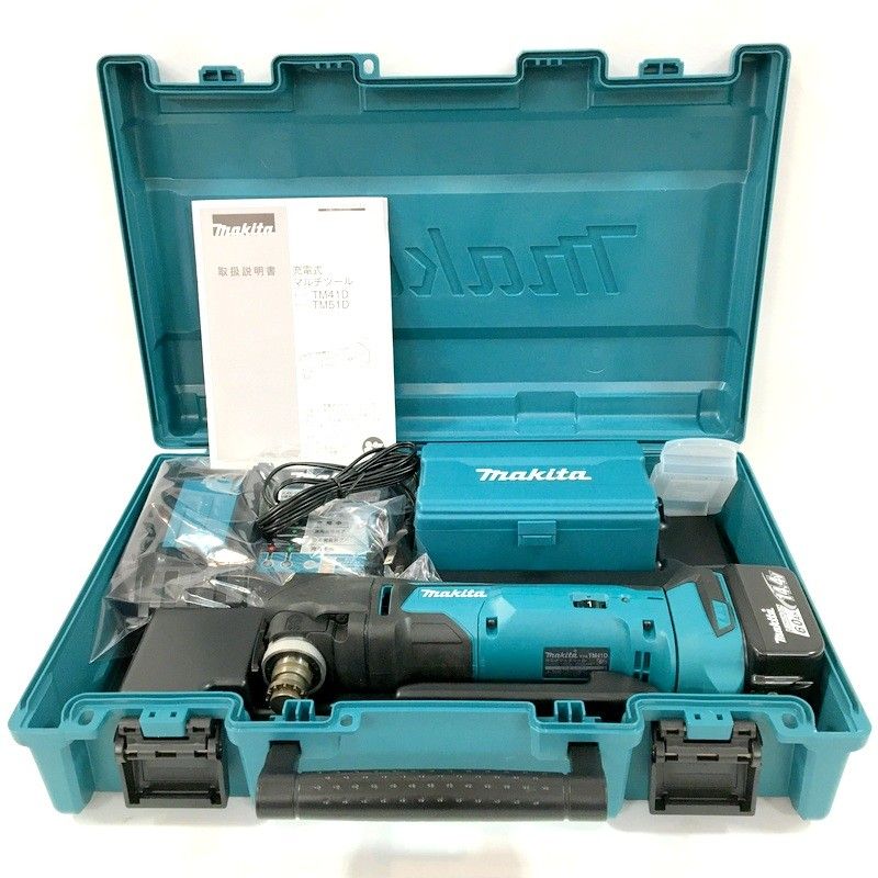 makita マキタ 充電式マルチツール TM 41 DRG 14 4 V 充電器 バッテリー 1 プラスチックケース付き コードレス 電動工具 DW 3606