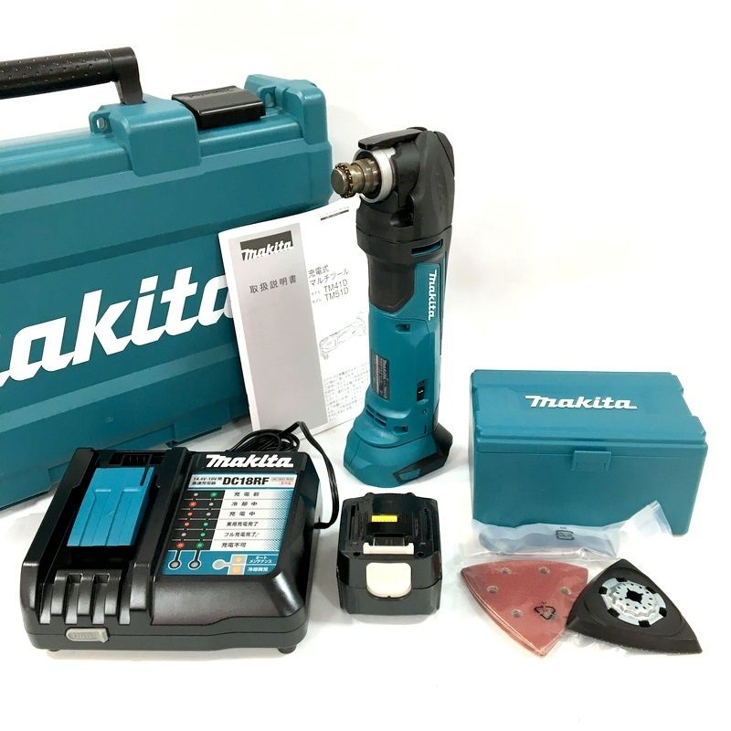 makita マキタ 充電式マルチツール TM41DRG 14.4V 充電器 バッテリー×1 プラスチックケース付き コードレス 電動工具 DW3606