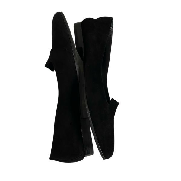 HERMES フラットシューズ 38.5(25cm) ブラック ○ エルメス HERMES フラットシューズ パンプス オペラシューズ