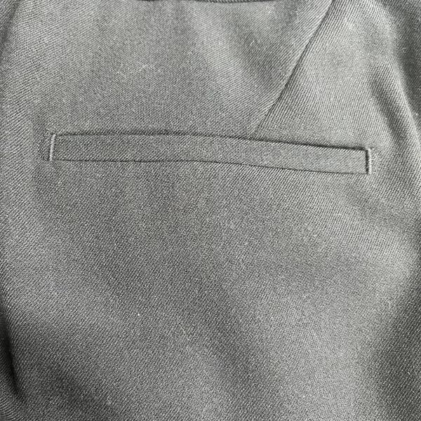 ドゥロワー Drawer ウールパンツ ワイドパンツ 長ズボン センタープレス ネイビー 濃紺 ウール100％ 40 L 11号 レディース S5X049 DECORATOM_COM_BR