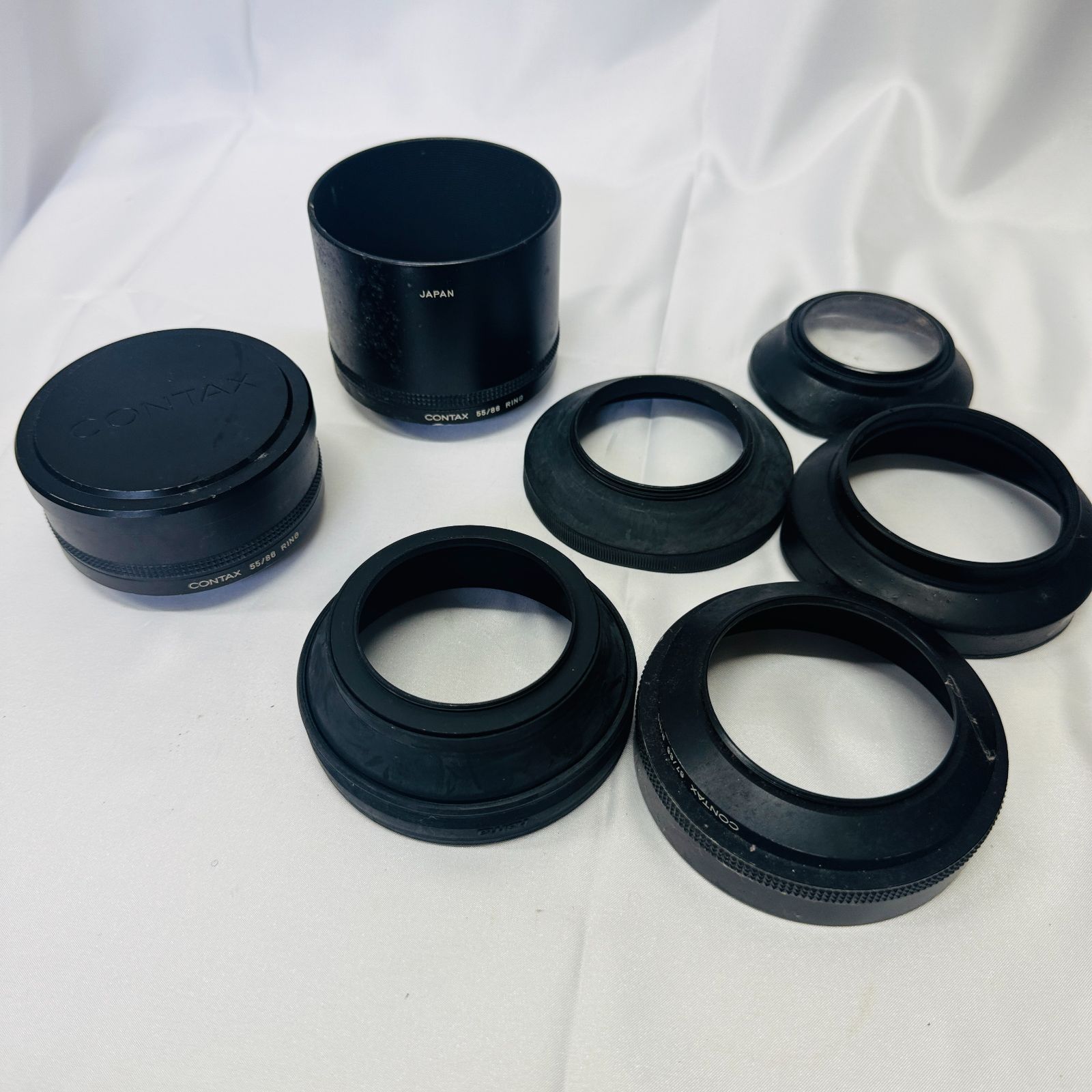 S パーツまとめ CONTAX コンタックス ラバーレンズフード ステップアップリング メタルフード 55 86