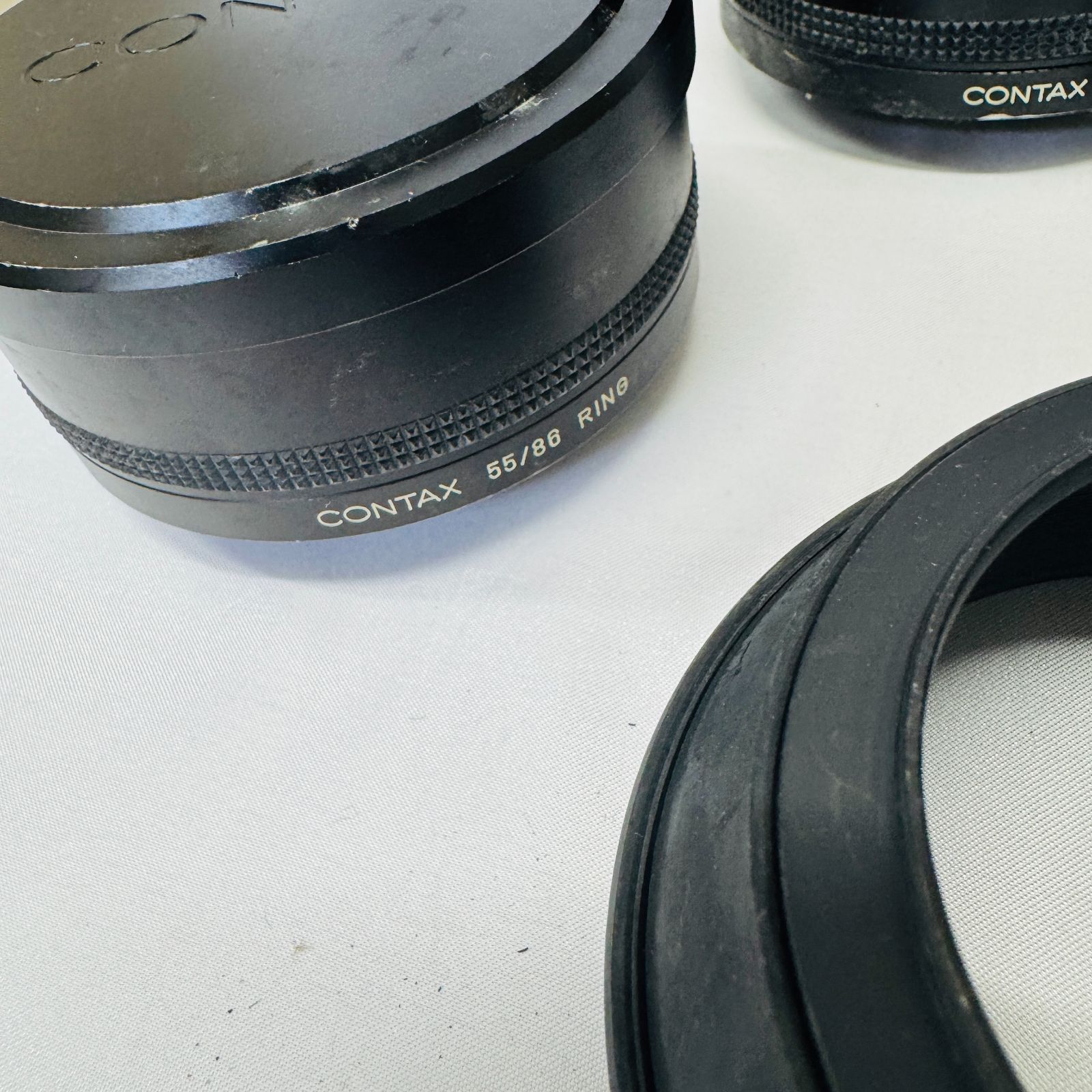 S パーツまとめ CONTAX コンタックス ラバーレンズフード ステップアップリング メタルフード 55 86