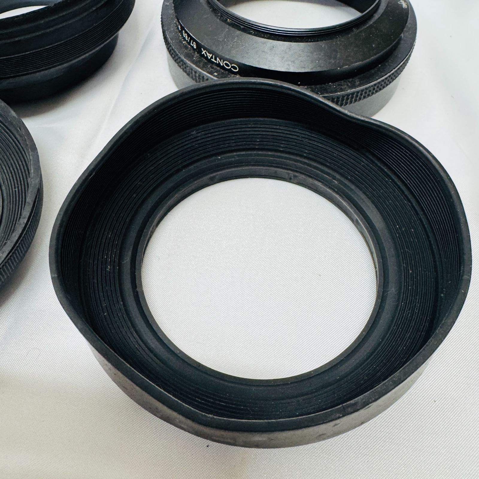 S パーツまとめ CONTAX コンタックス ラバーレンズフード ステップアップリング メタルフード 55 86