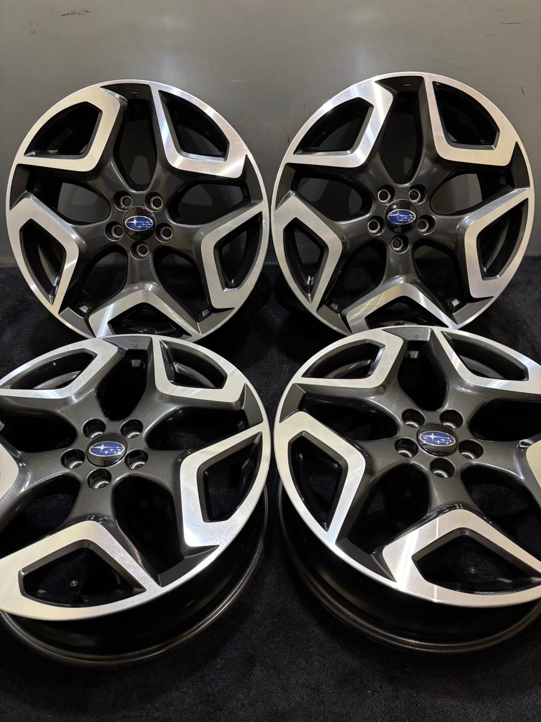 スバル XV GT系 18インチ 7 J 55 100 5 H アルミホイール 4本 レガシィ インプレッサ 2 K 511