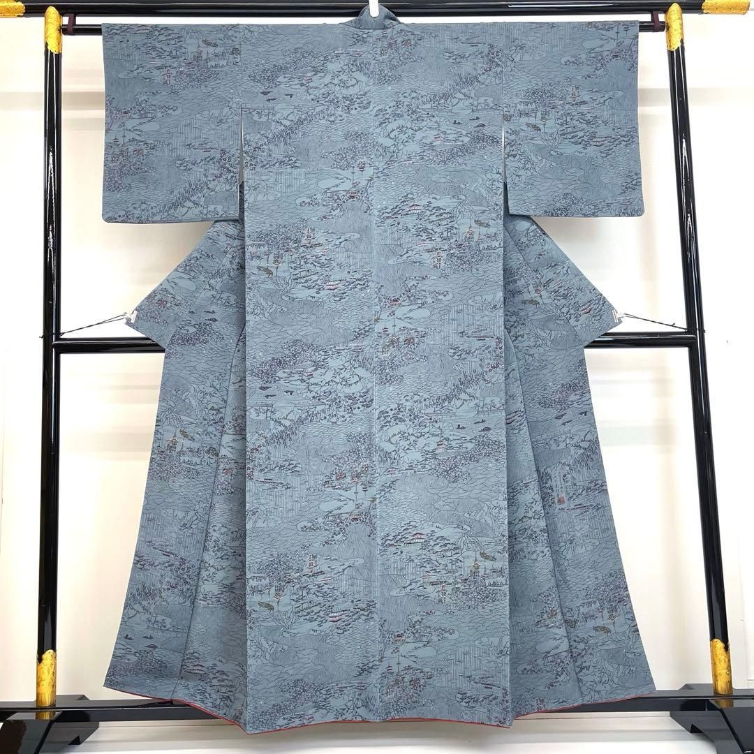 着物と帯 時流 K25783ts 正絹 小紋 二代目南部幸雄 型染め