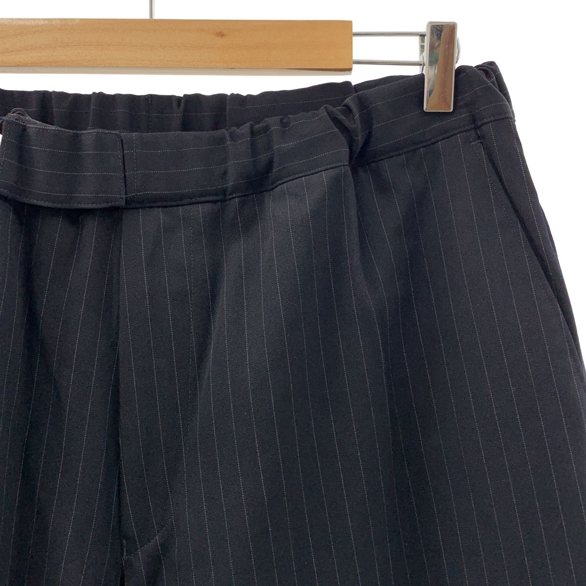 Graphpaper / グラフペーパー | SELVAGE WOOL COOK PANTS ストライプ クックパンツ | F | ネイビー | メンズ Graphpaper / グラフペーパー | SELVAGE WOOL COOK PANTS ストライプ