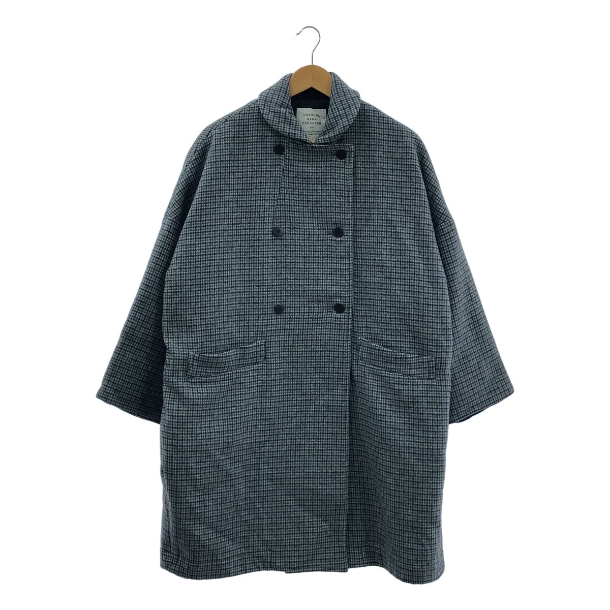 美品　グランマママドーター　Kanacoさん　ワイドコクーンコート　秋冬 美品グランマママドーターKanacoさんワイドコクーンコート秋冬