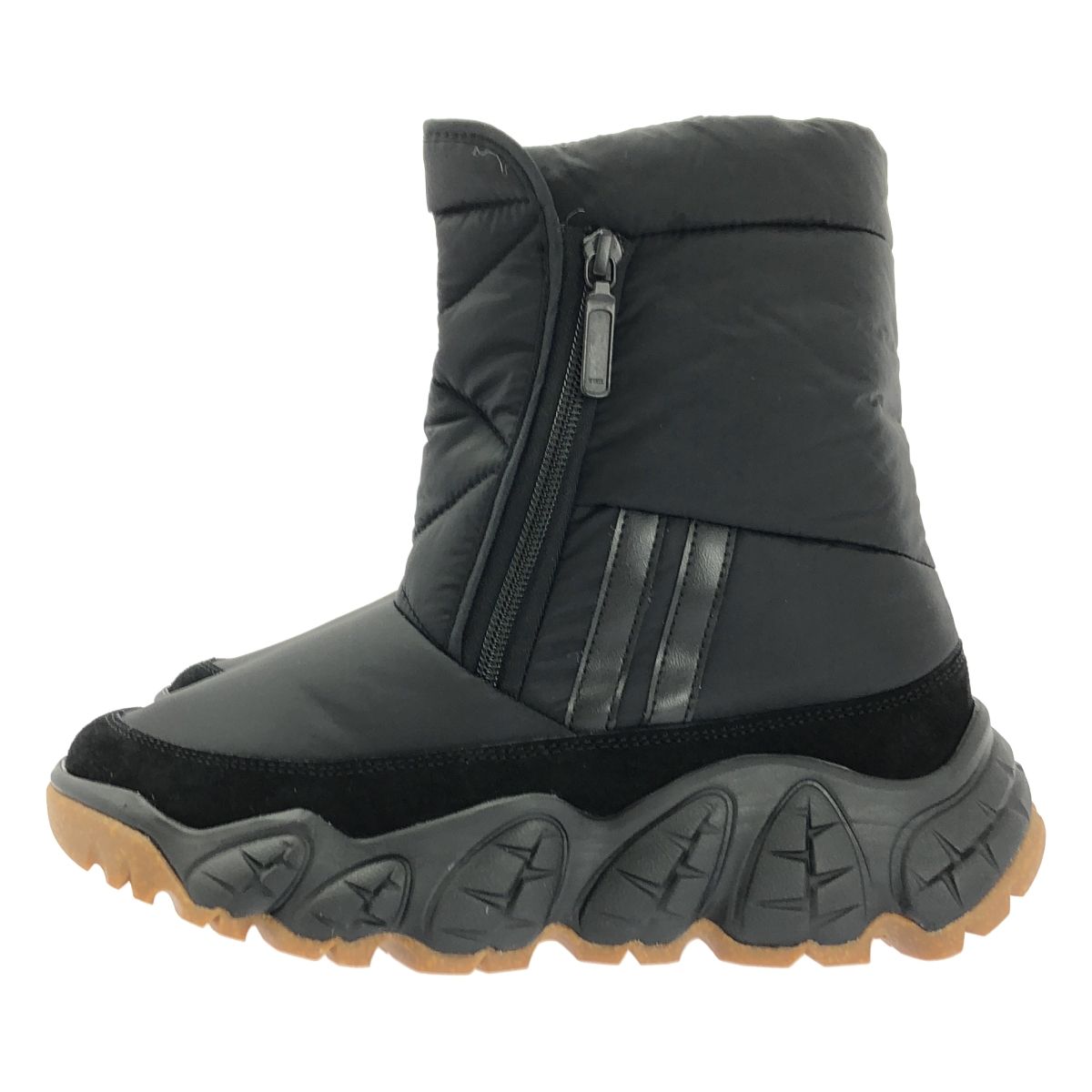 tao COMME des GARCONS タオコムデギャルソン 2025AW × PATRICK 撥水ナイロン タフタ キルティング ブーツ 39 ブラック レディース