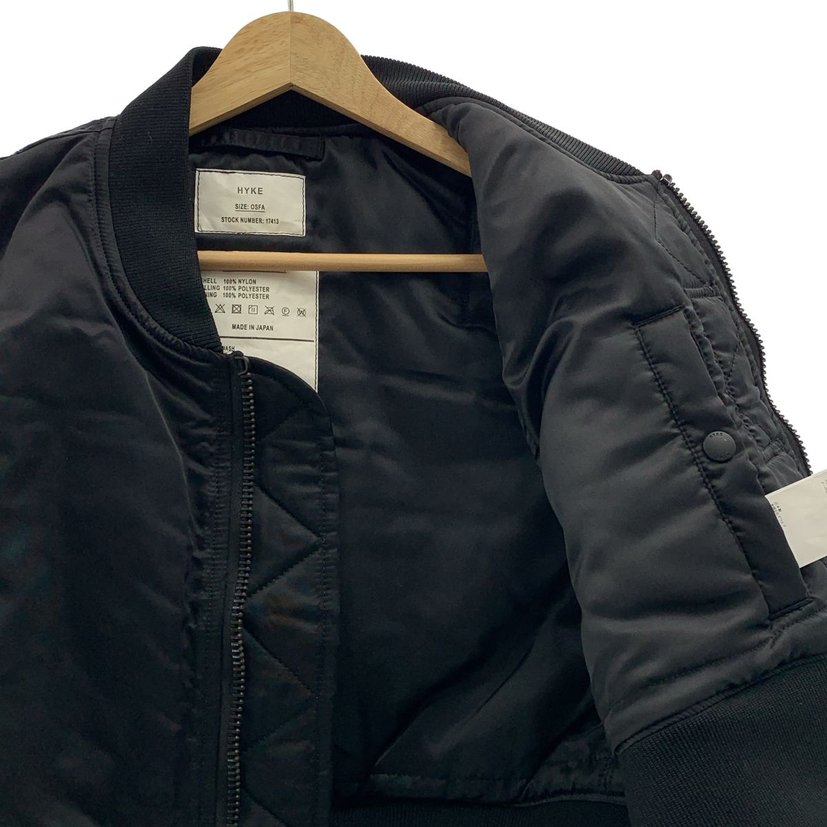 美品】 HYKE / ハイク | 2023AW | TYPE MA-1 CROPPED TOP MA-1