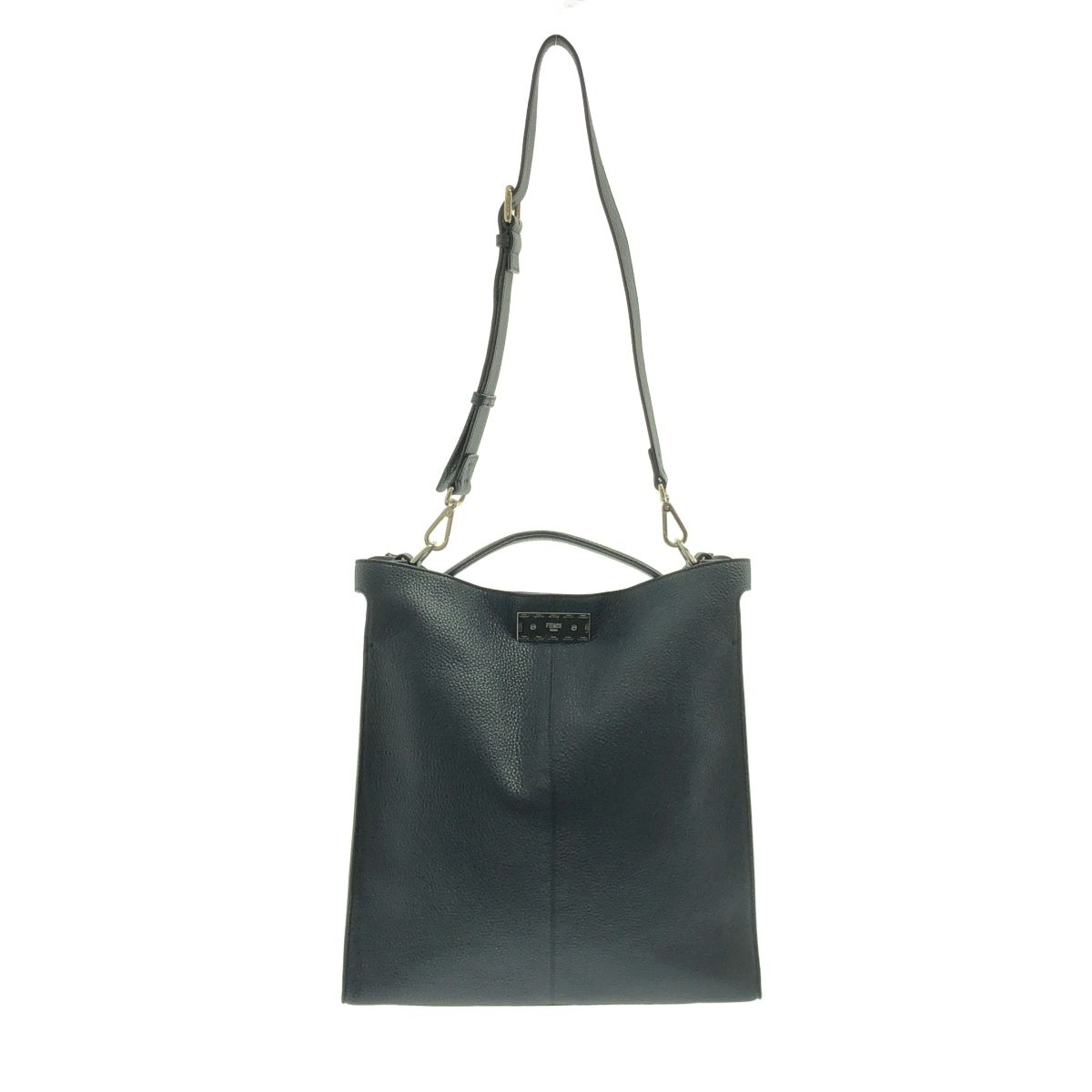 FENDI フェンディ 2Way ピーカブー エックスライトフィット バッグ ネイビー メンズ