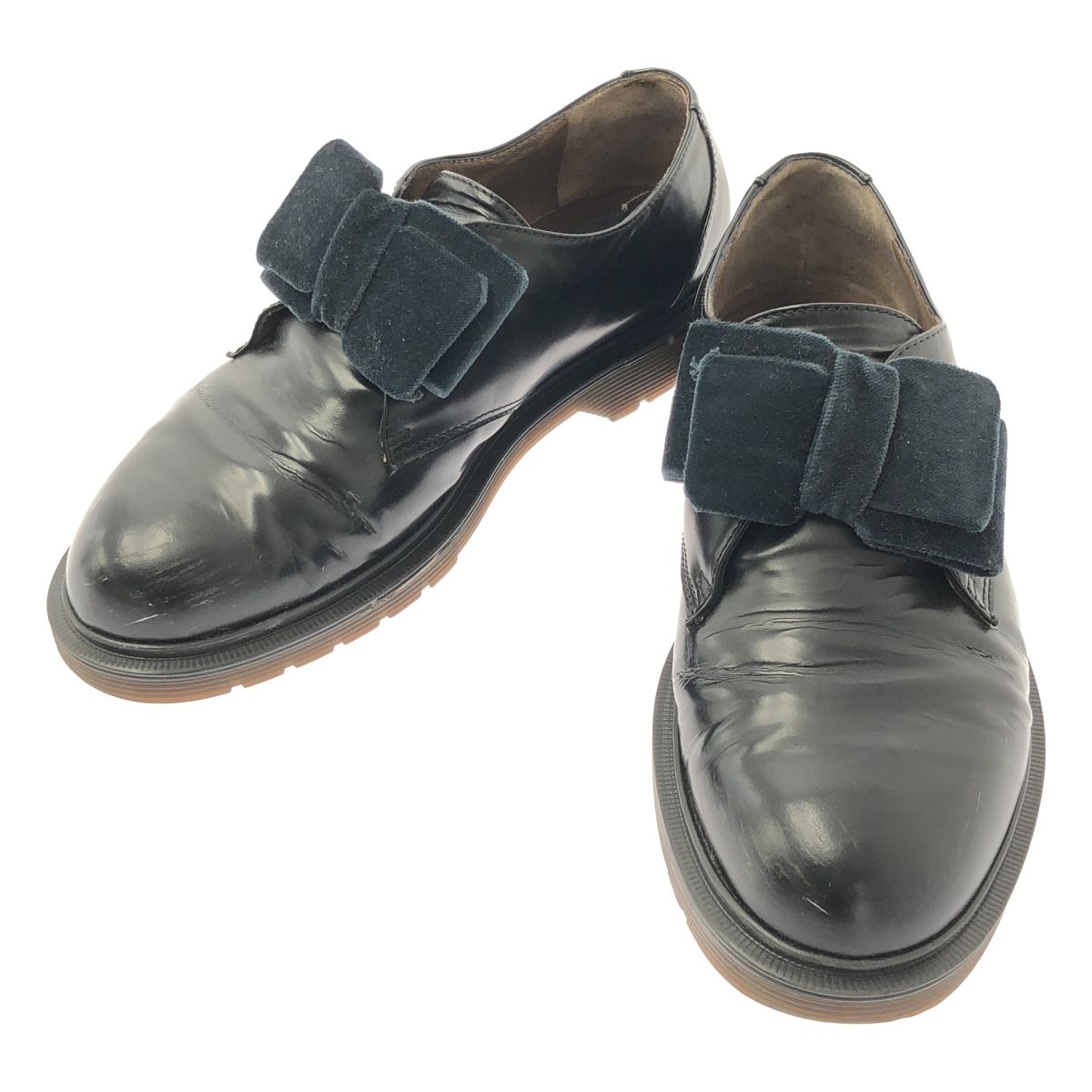 MARNI / マルニ | リボン装飾 レザー シューズ | 36 | ブラック