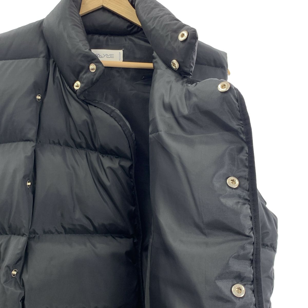 美品⭐️ニアバイミー NEARbyME オーバーサイズ ダウンベスト ブラック 美品】 NEARBYME / ニアーバイミー | オーバーサイズ ダウン ベスト