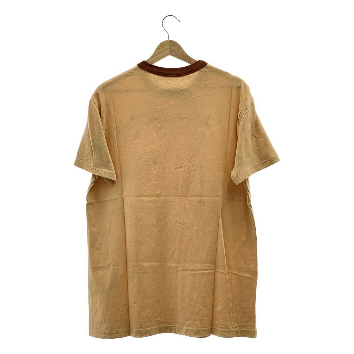  Acne Studios アクネストゥディオズ NYC Ballet プリント オーバーサイズ リンガーTシャツ XS ベージュ レディース 高検索ワード 長袖 Tシャツ カットソー