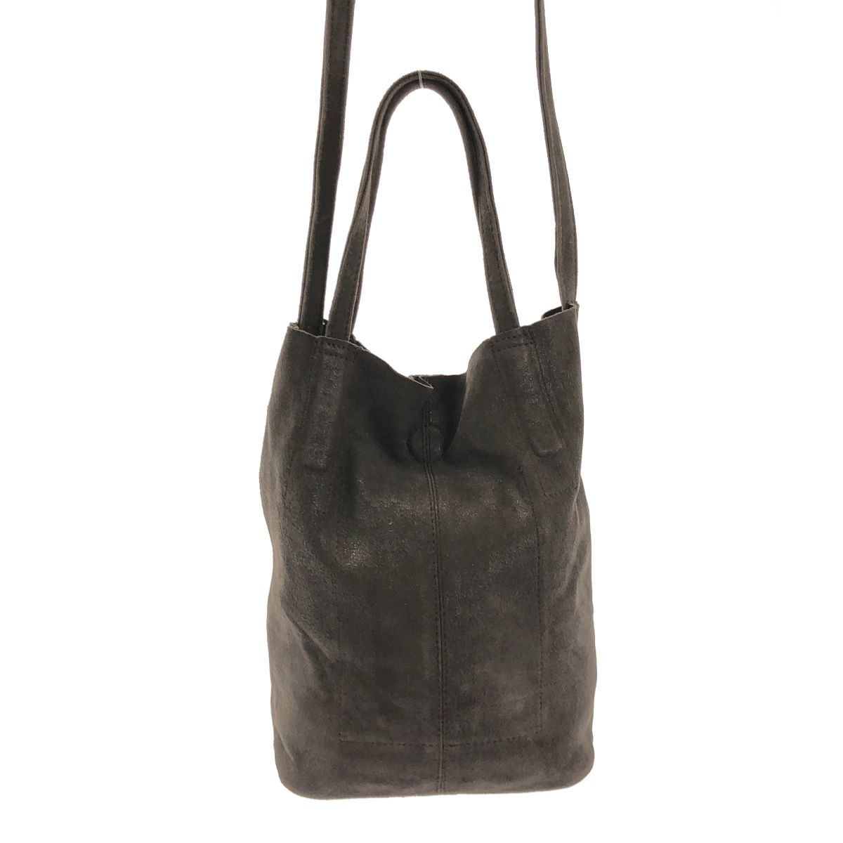 トートバッグ ダークブラウン