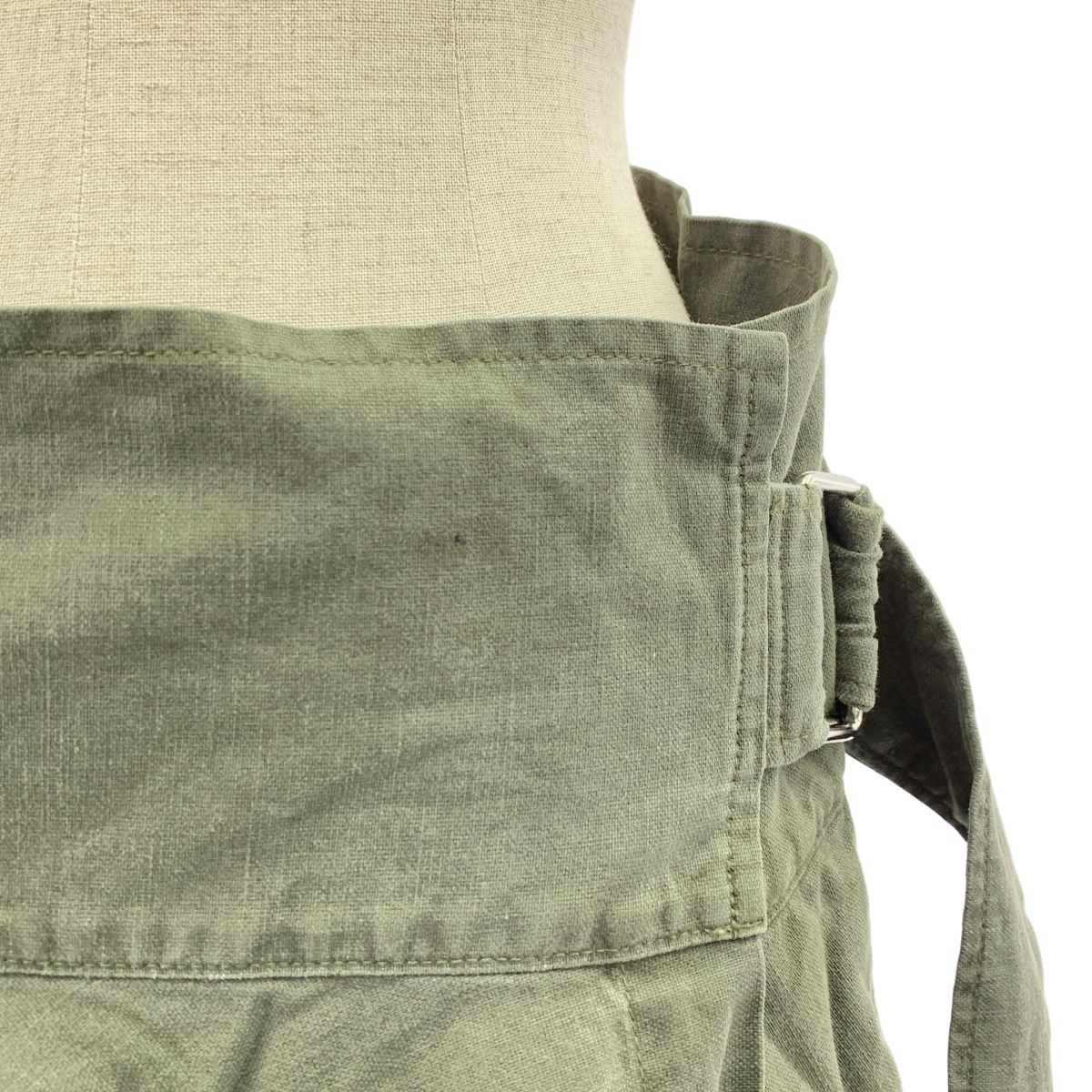 Y s ワイズヨウジヤマモト ベルテッド ボリューム ラップ スカート 1 オリーブ系 レディース