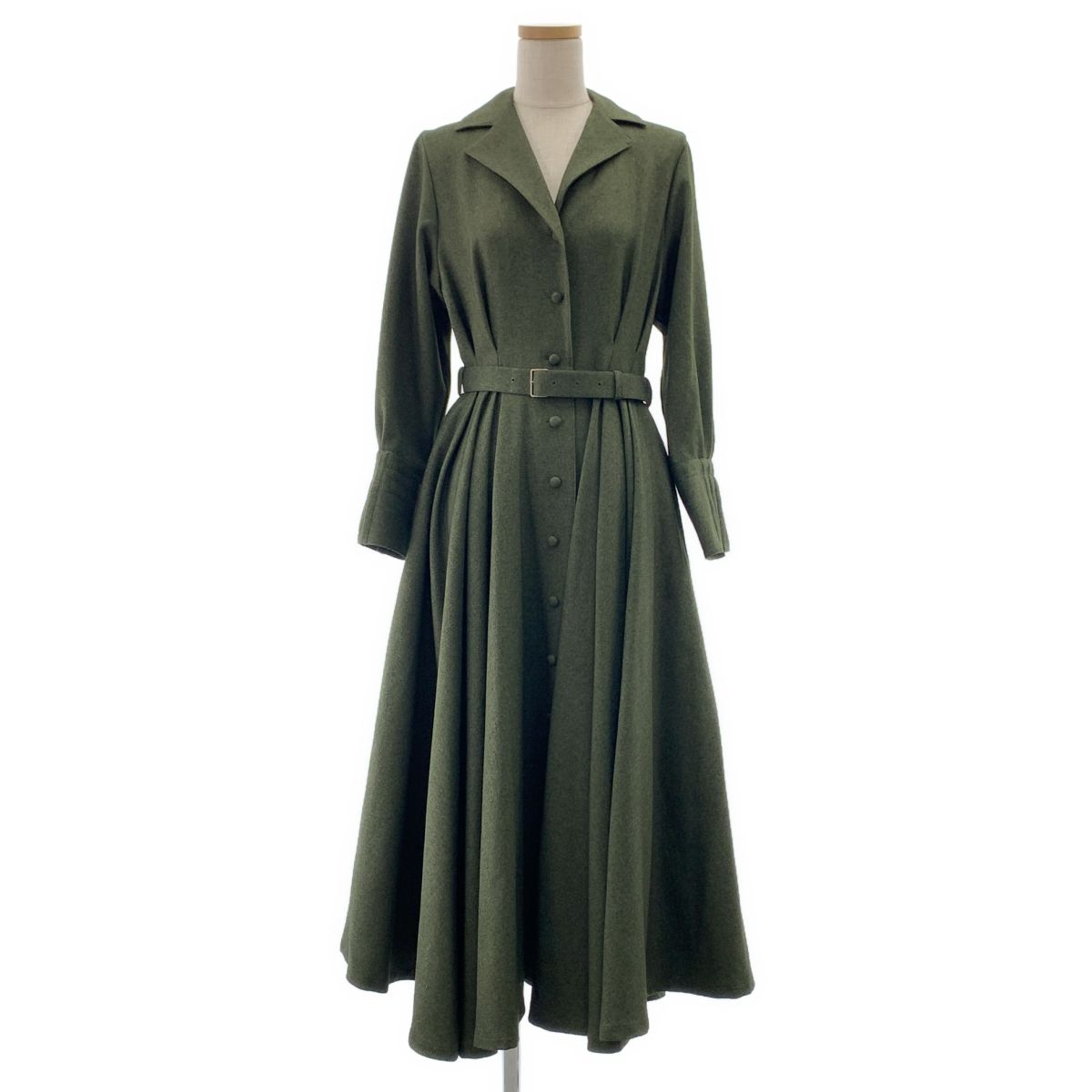 foufou フーフー primitive open coller classic one piece プリミティブオープン クラシックワンピース 1 カーキ レディース