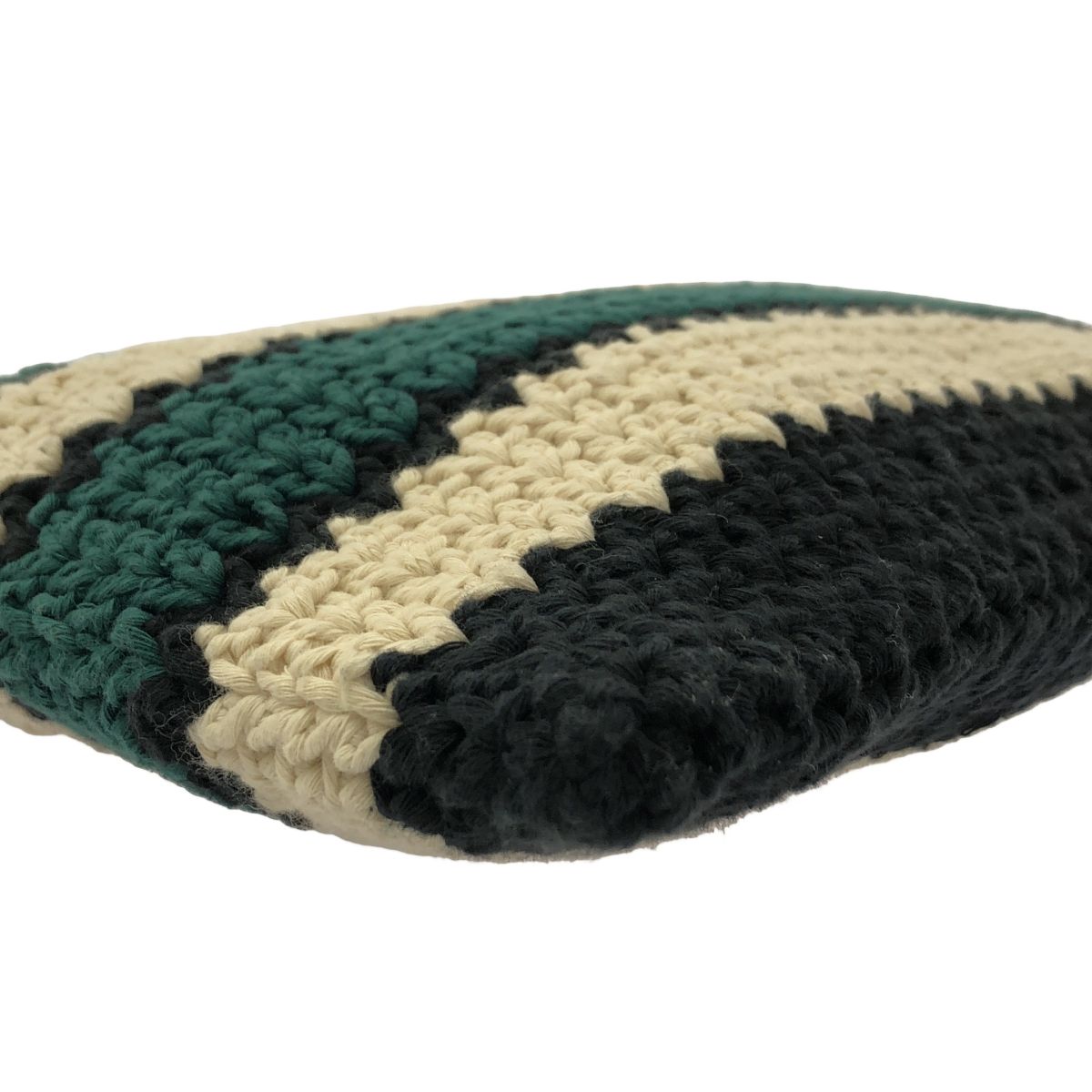 MARNI マルニ MARKET CROCHET BAG クロシェ ニット ハンドバッグ グリーン ブラック アイボリー系 レディース NEXPOTALLINN_EU