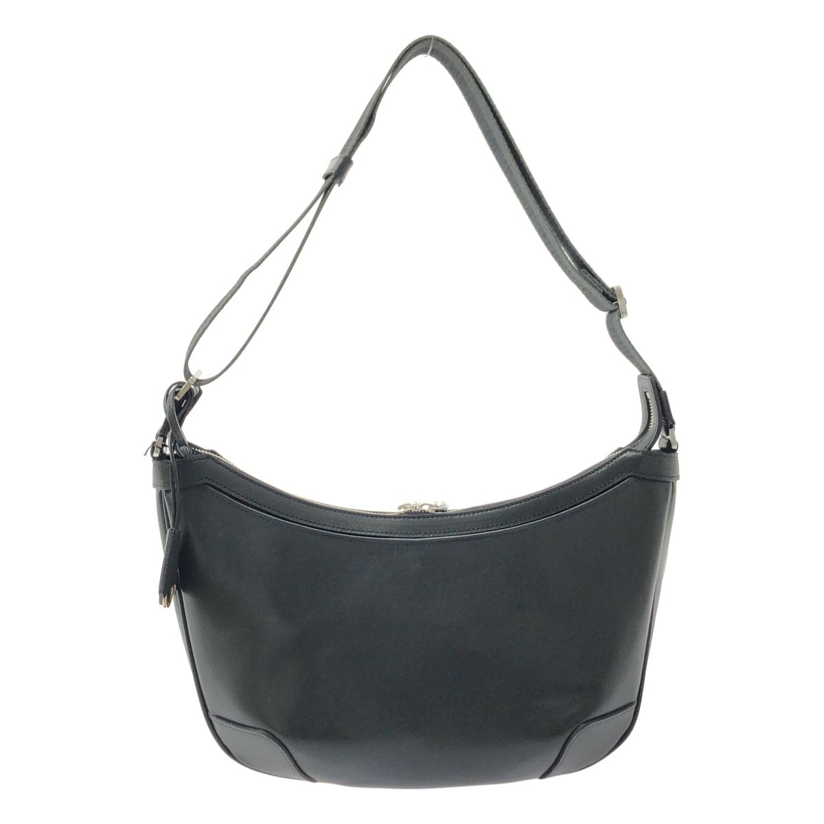 aniary アニアリ アンティークレザー ショルダーバッグ ダークネイビー メンズ