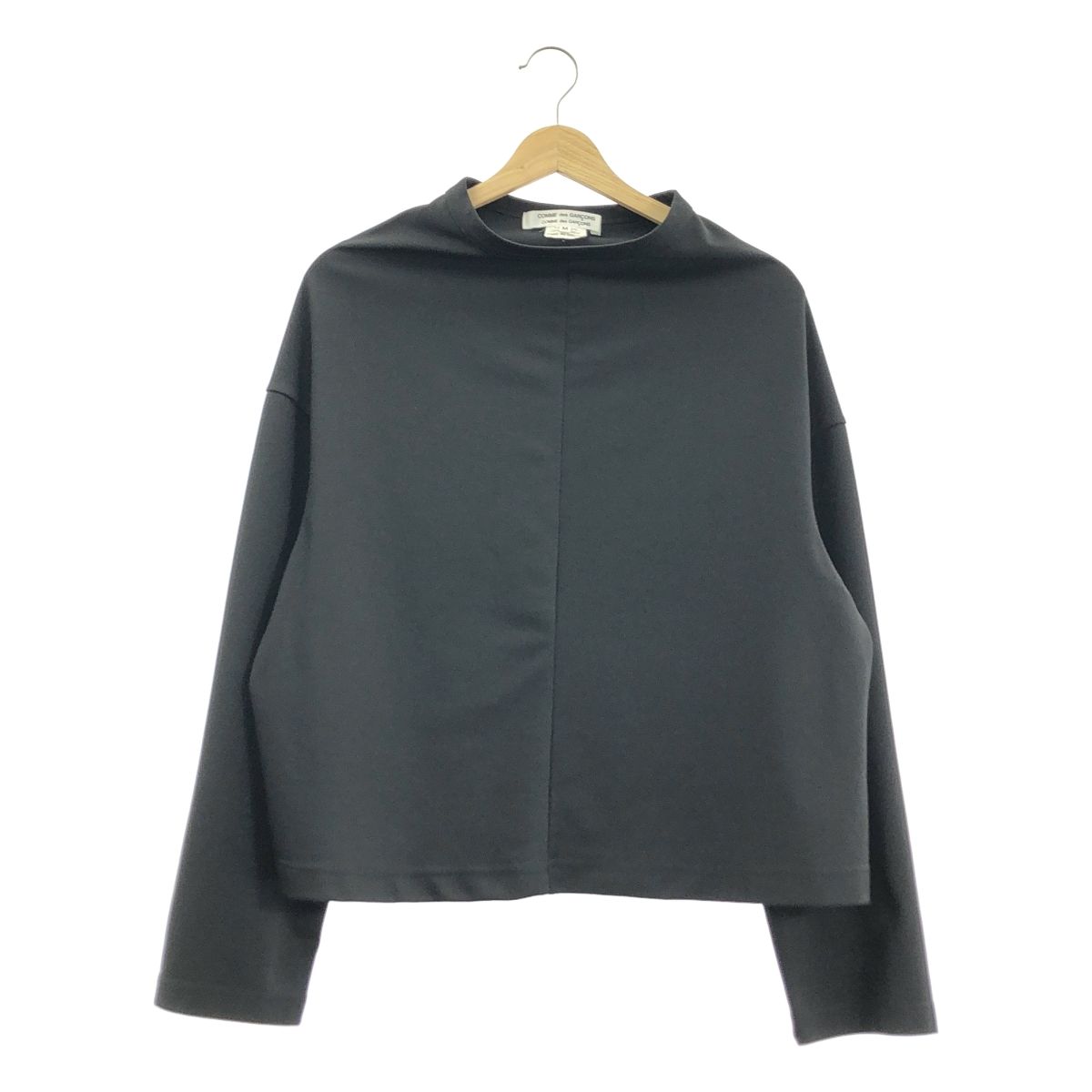 COMME des GARCONS コムコム 2025 SS ポリエステル クルーネック カットソー M ブラック レディース