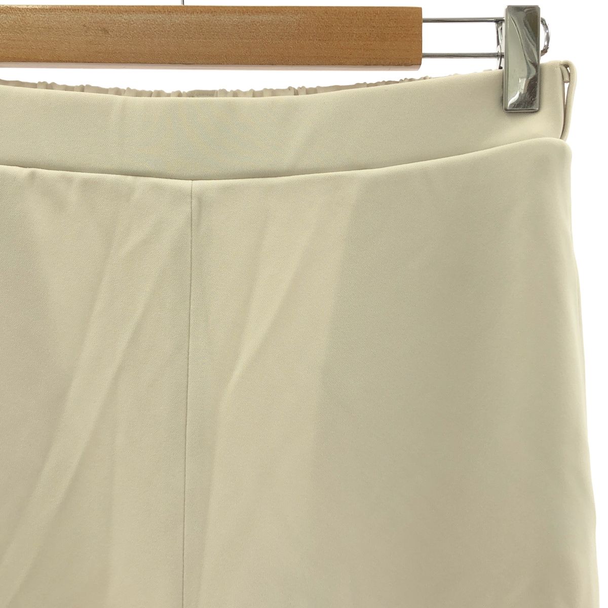 L Appartement DEUXIEME CLASSE アパルトモンドゥーズィエムクラス 2025SS WIDE PANTS トリアセテート バックウエストゴム イージー パンツ 38 エクリュ レディース