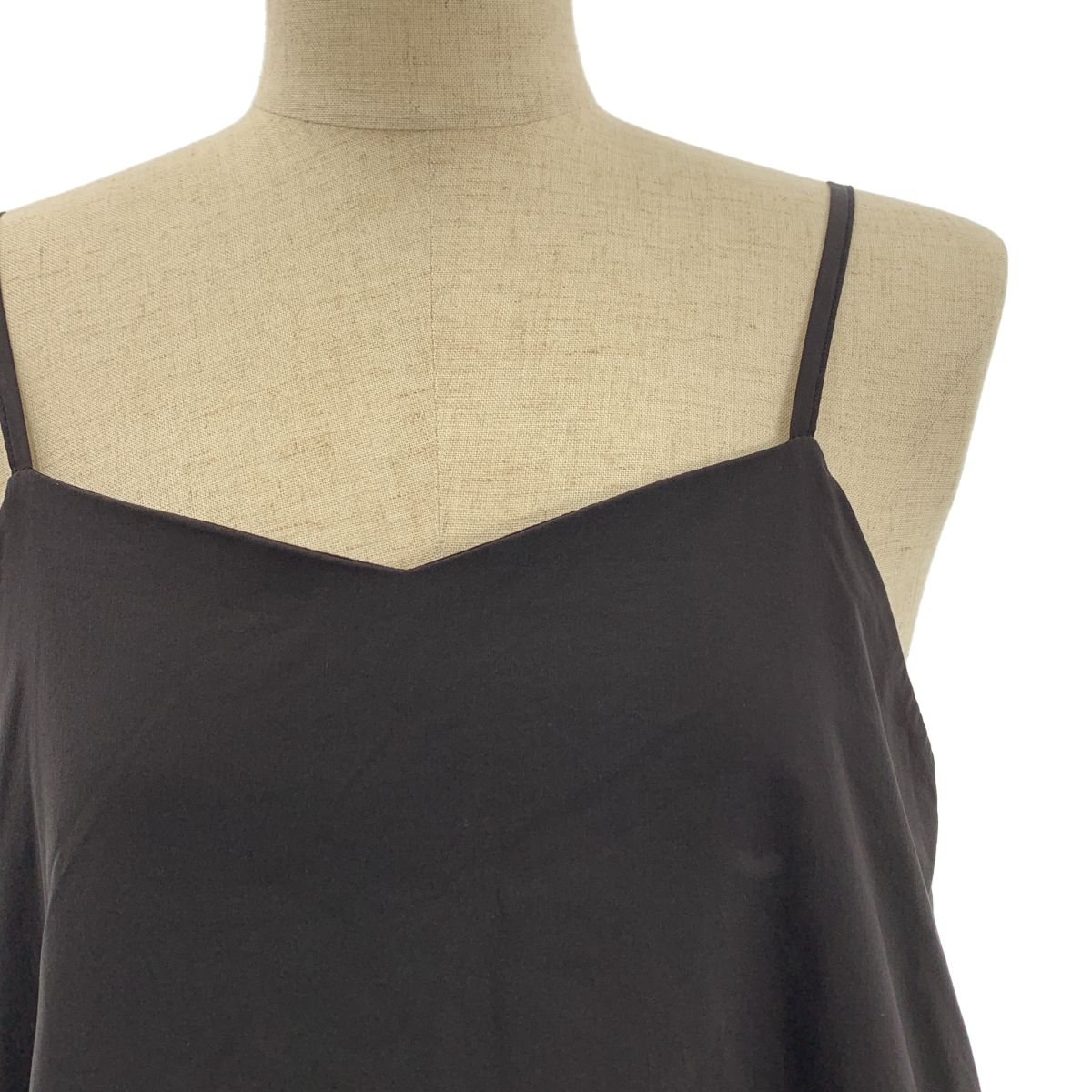 OMMO オーエムエムオー IRREGULUR BALLOON CAMI OP バルーン キャミソール ワンピース F ブラック レディース