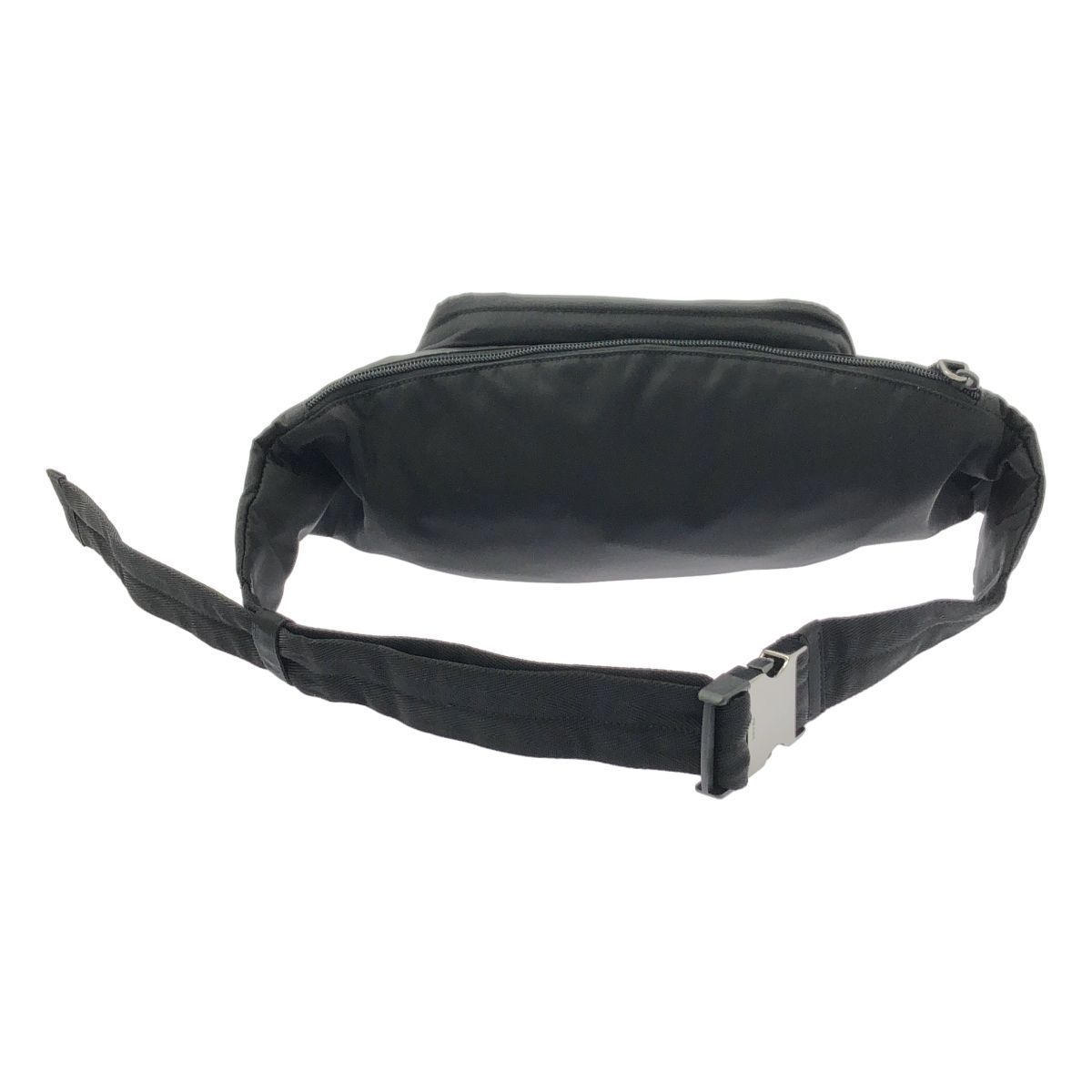 PRADA プラダ 2VL005 三角ロゴプレート ナイロン ボディ ウエストバッグ ブラック メンズ
