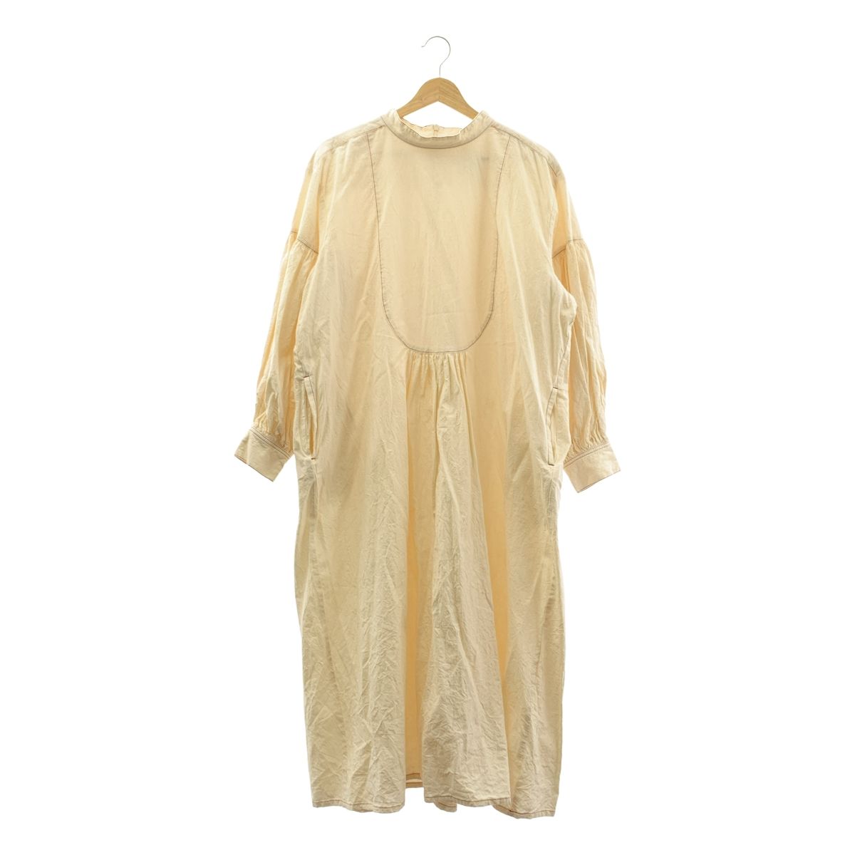 madder madder マダマダ NEIGHBOR’S TEA TOWEL DRESS ネイバーズティータオルドレス ワンピース ナチュラル レディース