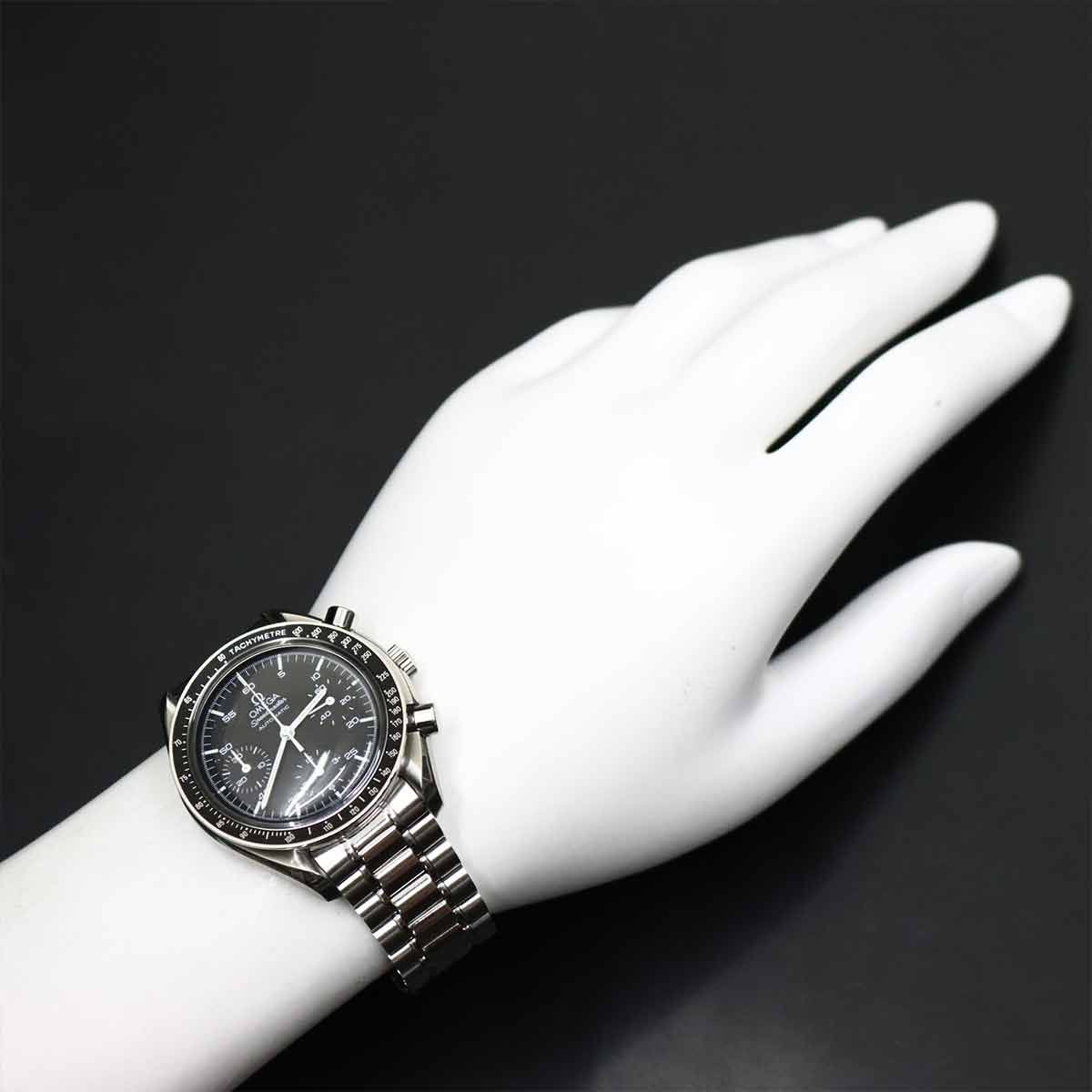  オメガ OMEGA スピードマスター 3510 50 クロノグラフ メンズ 腕時計 ブラック オートマ 自動巻き ウォッチ Speedmaster 自動巻き時計 腕時計(アナログ)