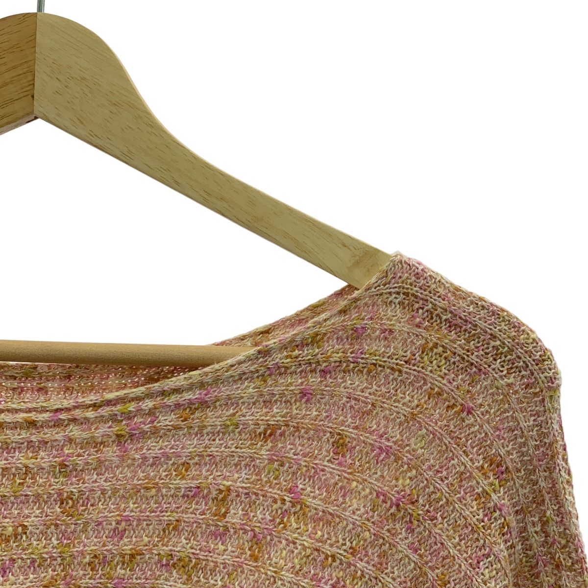 tamaki niime 玉木新雌 タマキニイメ コットン ボートネック ニット プルオーバー ピンク カーキ ホワイト レディース