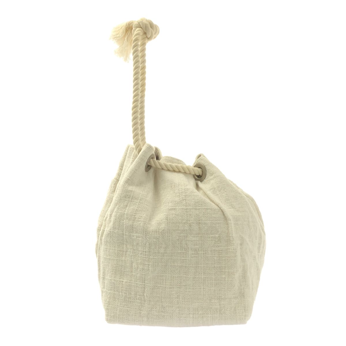 tricot COMME des GARCONS トリココムデギャルソン ロープハンドル フラワー モチーフ ハンドバッグ ホワイト アイボリー レディース