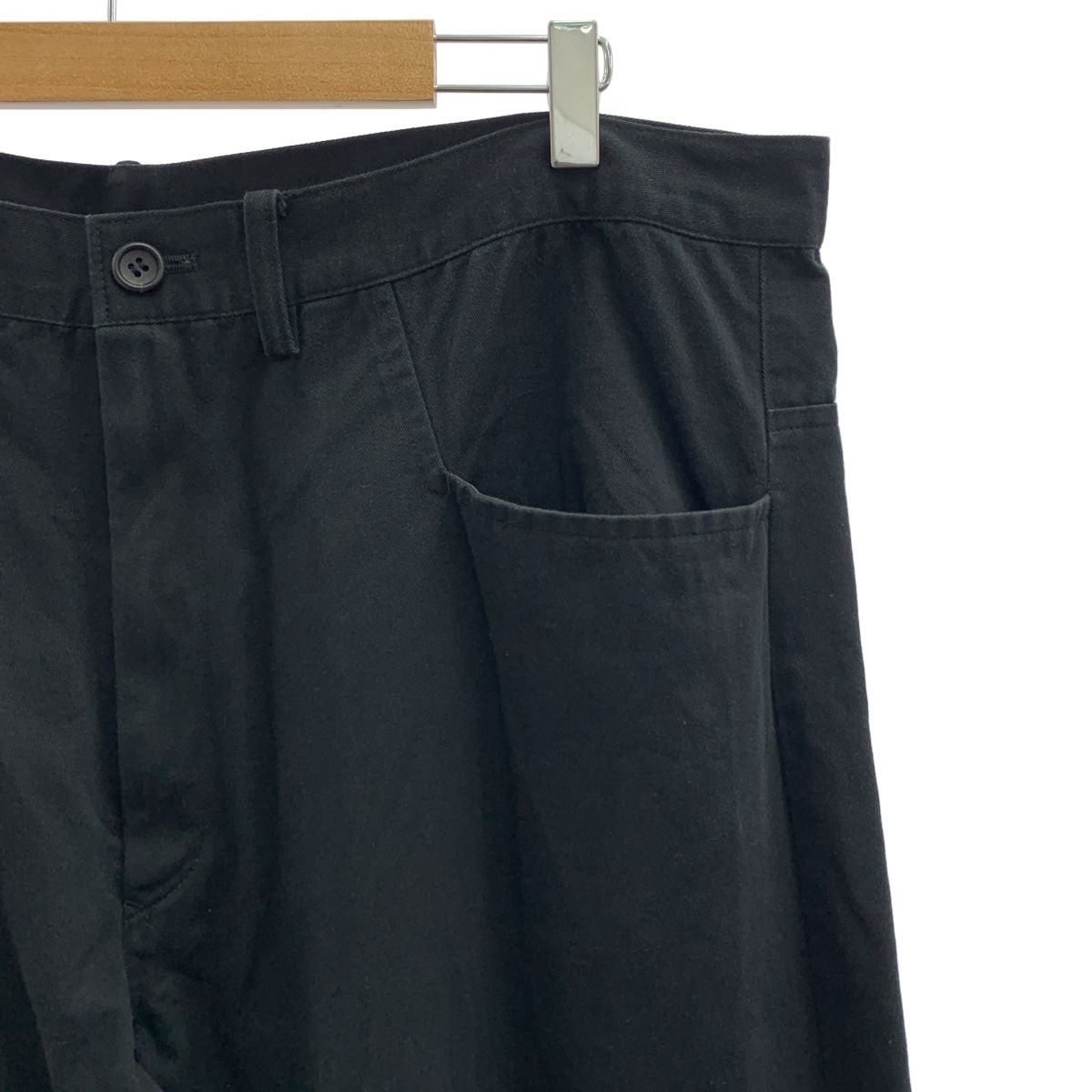 Y s ワイズヨウジヤマモト 2013AW ジップ ワイドパンツ 2 ブラック レディース