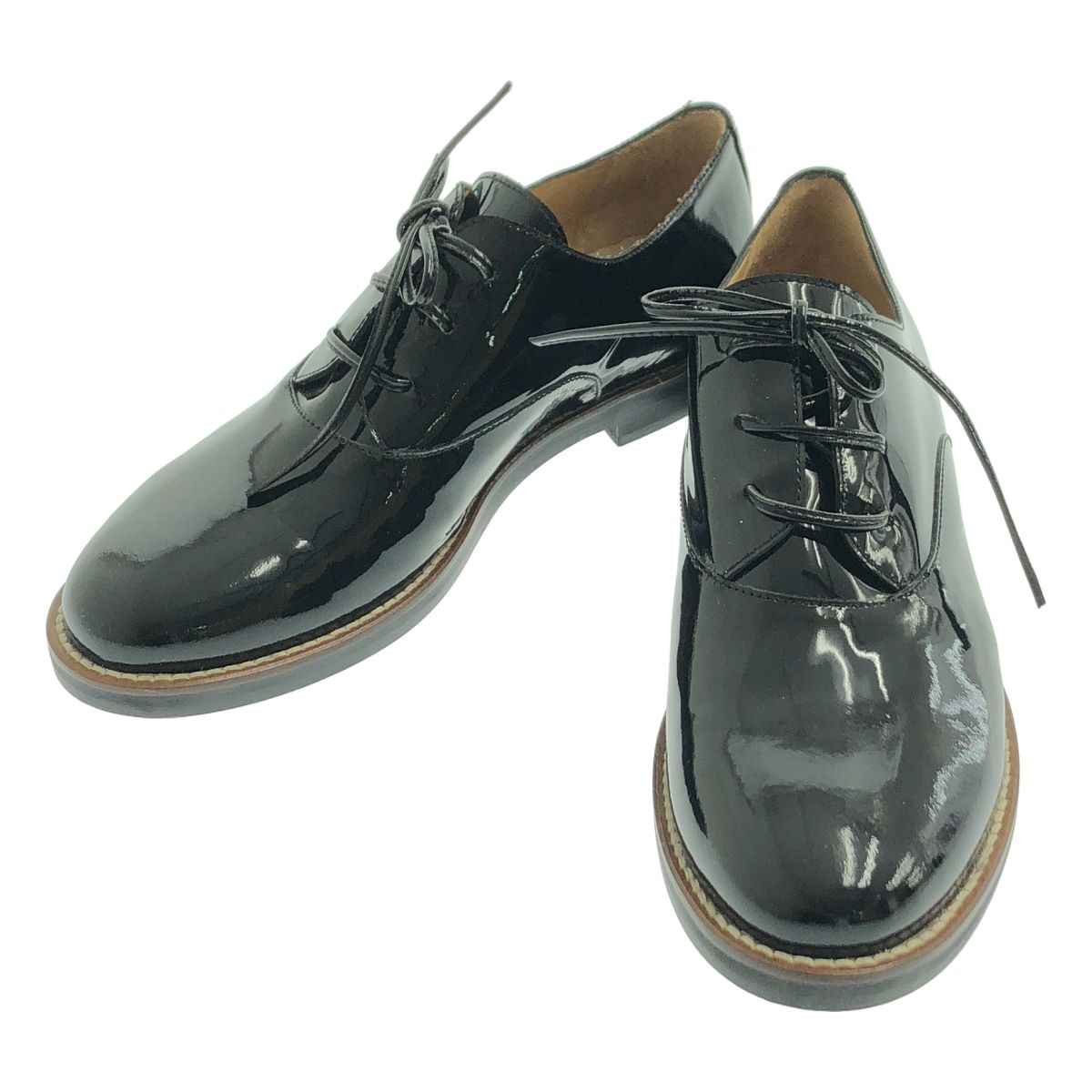 MM6 Maison Margiela エムエムシックスメゾンマルジェラ パテントレザー ドレスシューズ 革靴 36 ブラック レディース