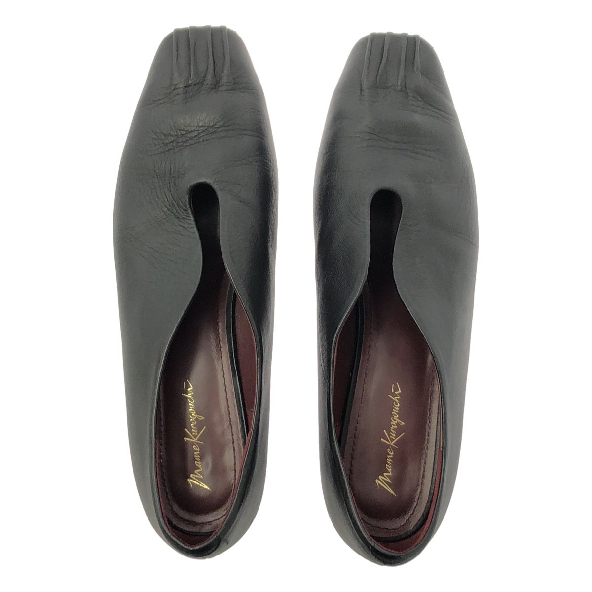 Mame Kurogouchi / マメクロゴウチ | Curved Line Low Heel Slipon