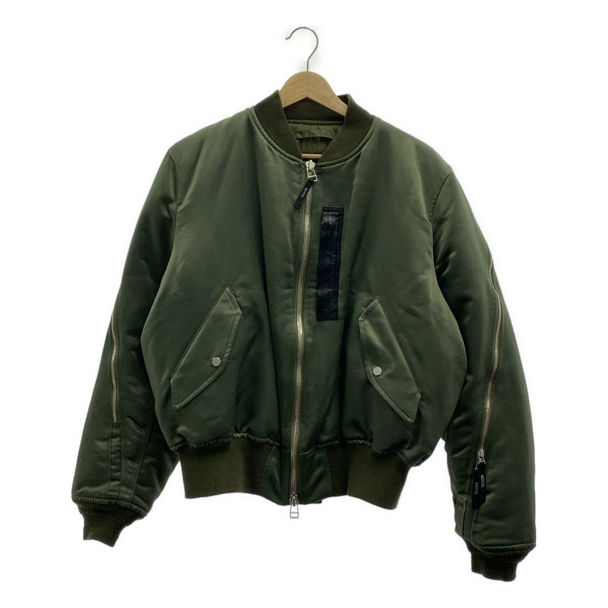 ROTOL ロトル TORNADO BOMBER BLOUSON ジップディティール MA-1 ボンバージャケット 2 カーキ メンズ