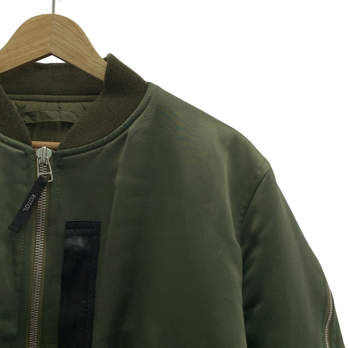 ROTOL ロトル TORNADO BOMBER BLOUSON ジップディティール MA-1 ボンバージャケット 2 カーキ メンズ