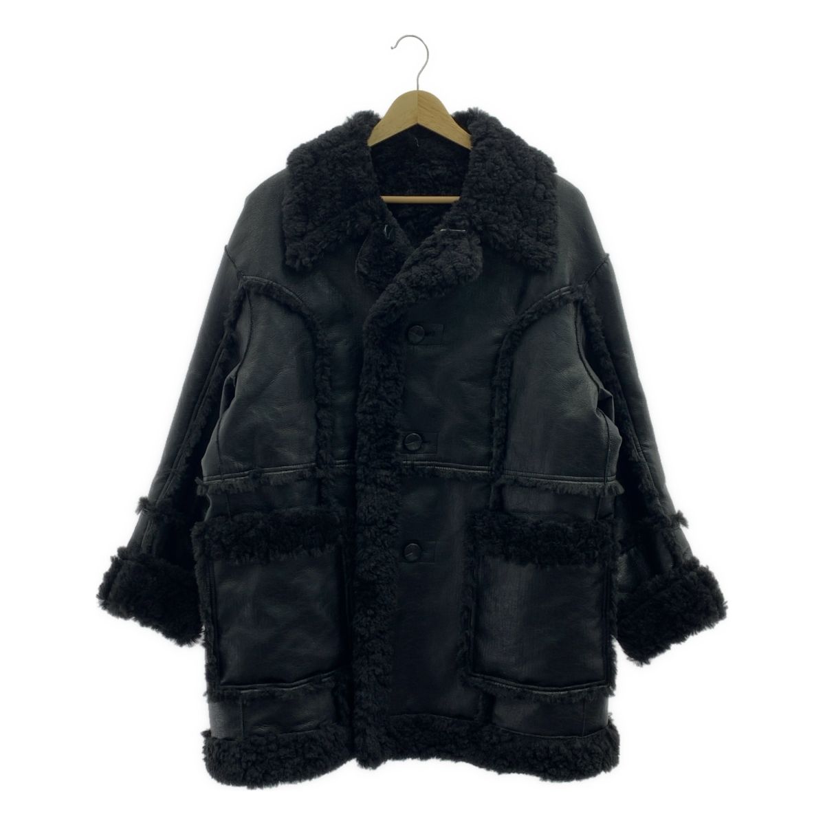 美品】 PERVERZE / パーバーズ | Re-PET Single Breasted Coat / ボア 