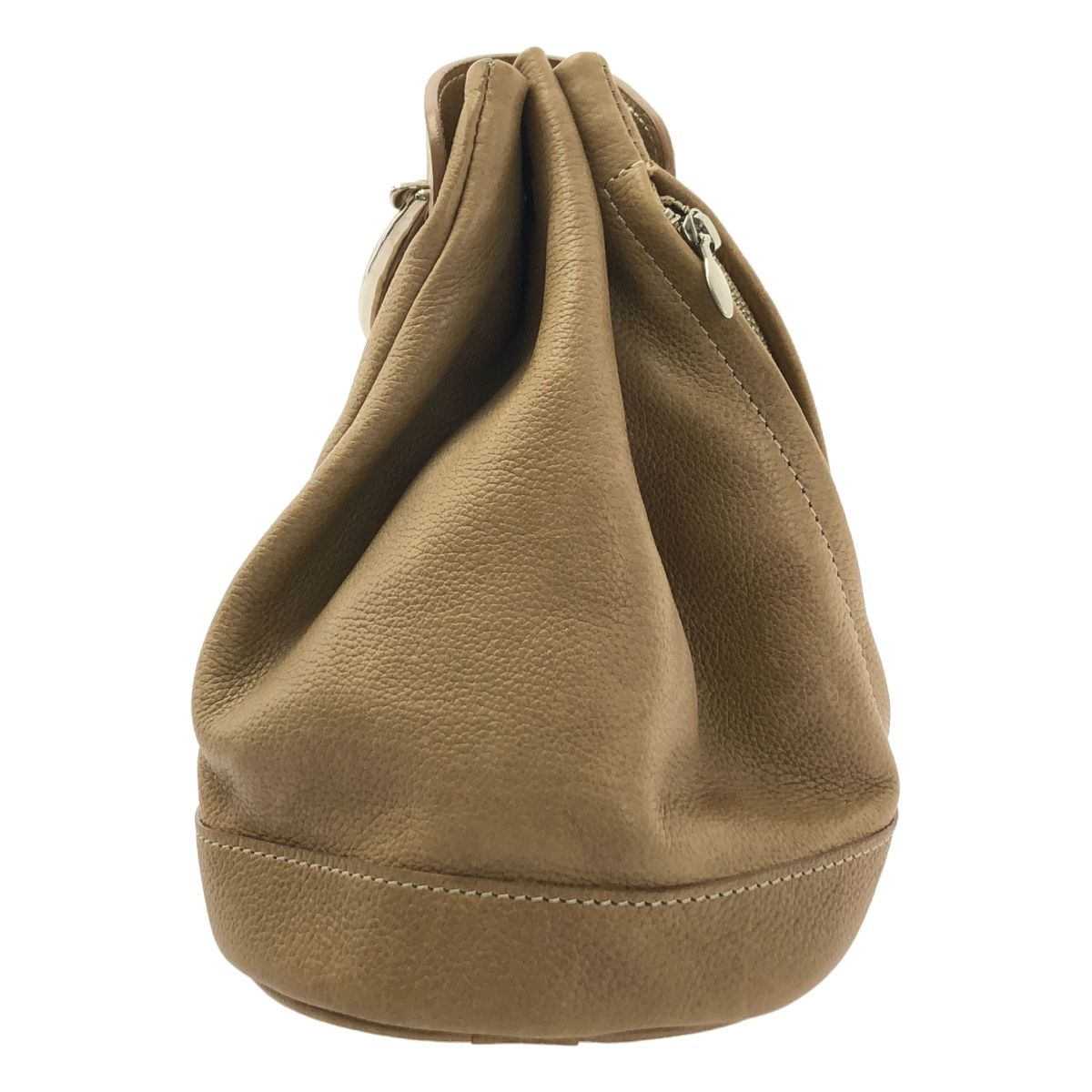 WRYHT ライト レザーリングハンドバッグ ベージュ レディース