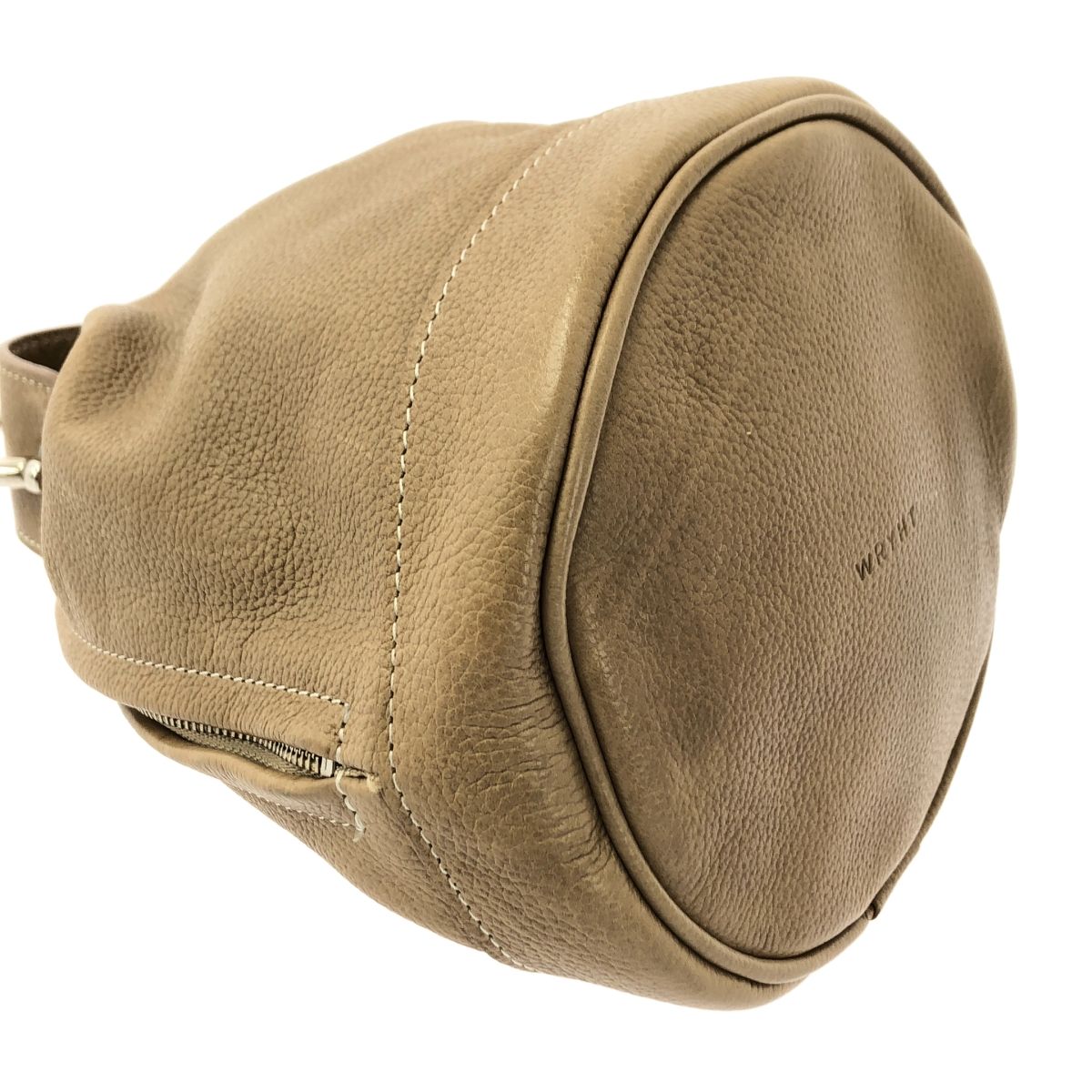 ライト レザーリングハンドバッグ