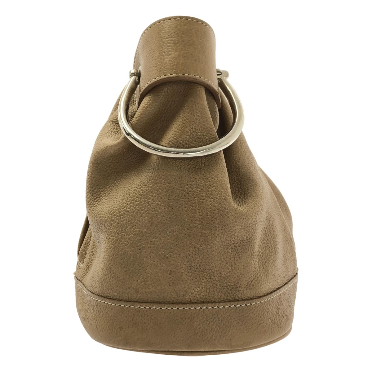 WRYHT ライト レザーリングハンドバッグ ベージュ レディース