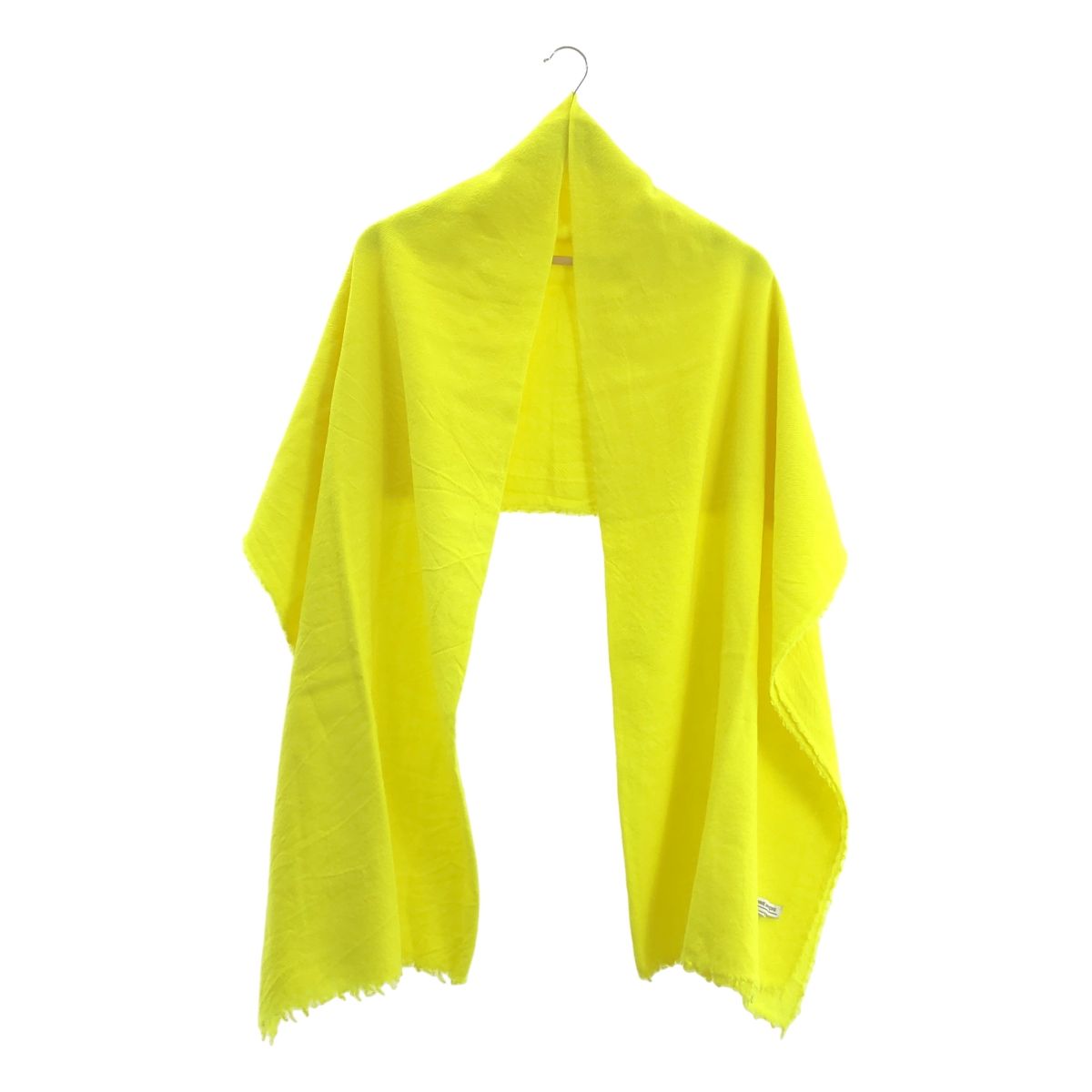 COMME des GARCONS コムデギャルソン ウール 大判 ストール イエロー系