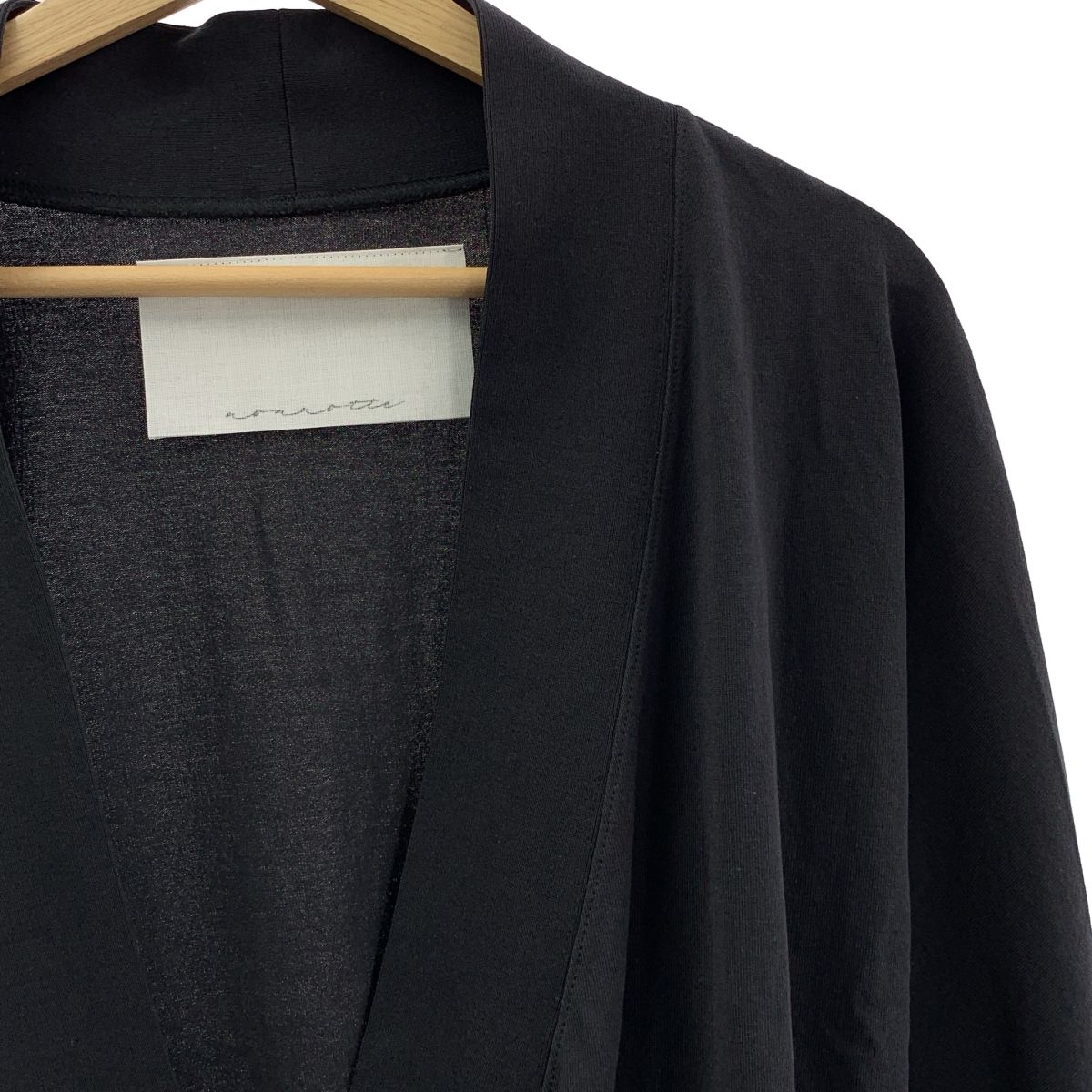 nonnotte ノノット Cachecoeur Cardigan コットン カシュクール カーディガン 4 グレー メンズ