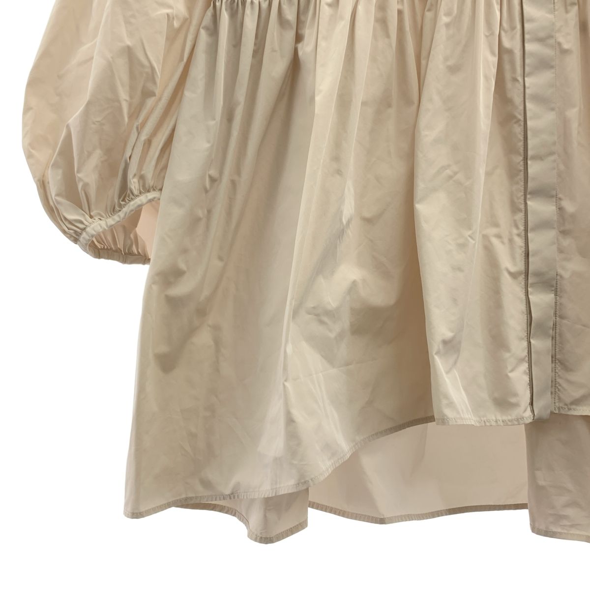  LE PHIL ルフィル ライトタフタギャザー ボリューム シャツ ブラウス F オフホワイト系 レディース 長袖 シャツ ブラウス