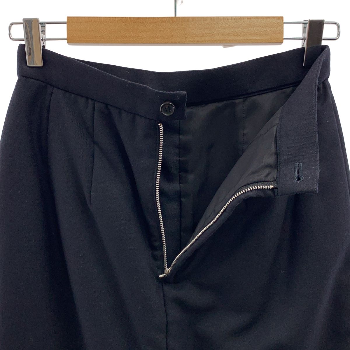 COMME des GARCONS コムデギャルソン 2010AW ウール スカート 総裏地 XS ブラック レディース GULLKHAN_COM