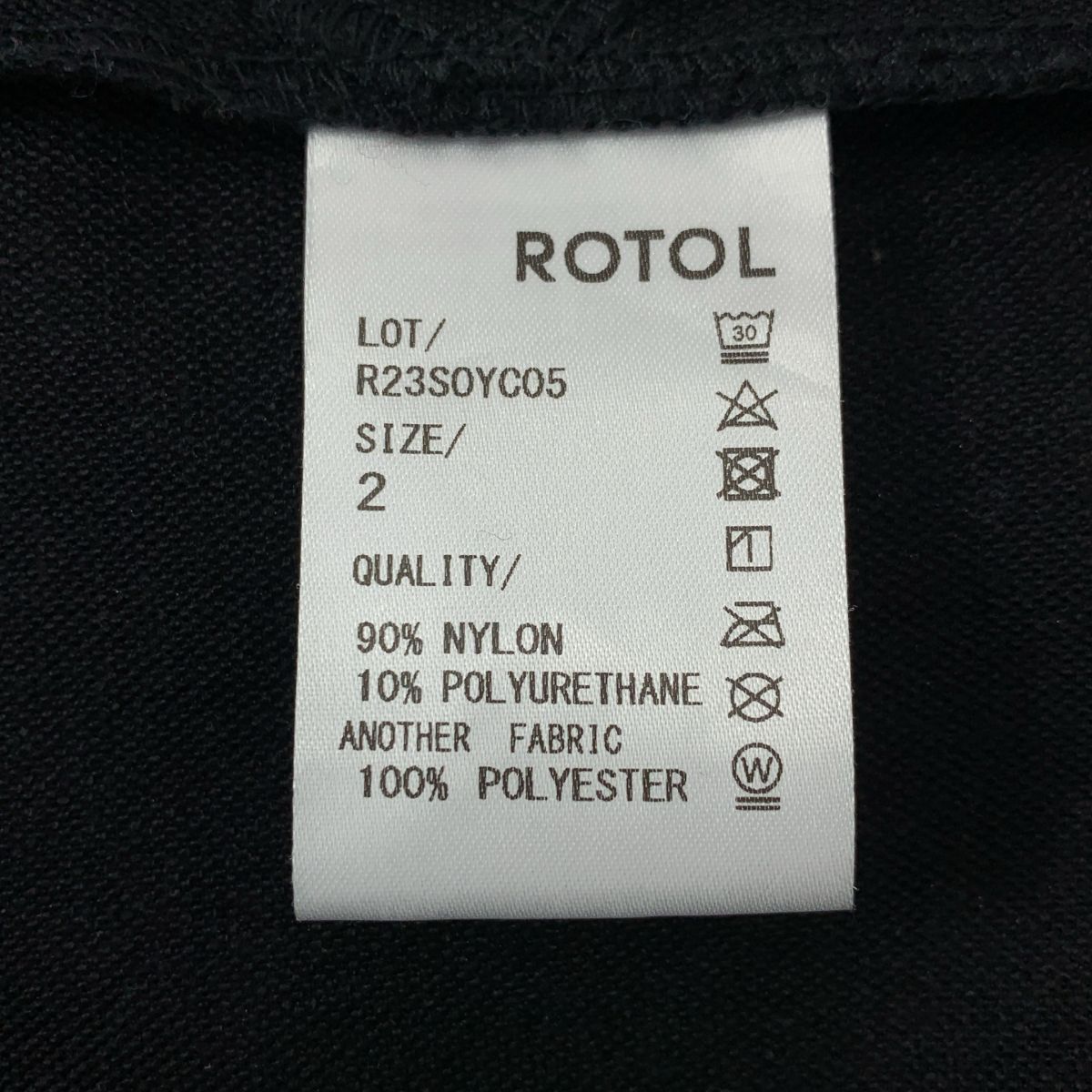 ROTOL ロトル FULL ZIP BLOUSON フルジップ ブルゾン 2 ブラック メンズ KANDAIZUMI_COM