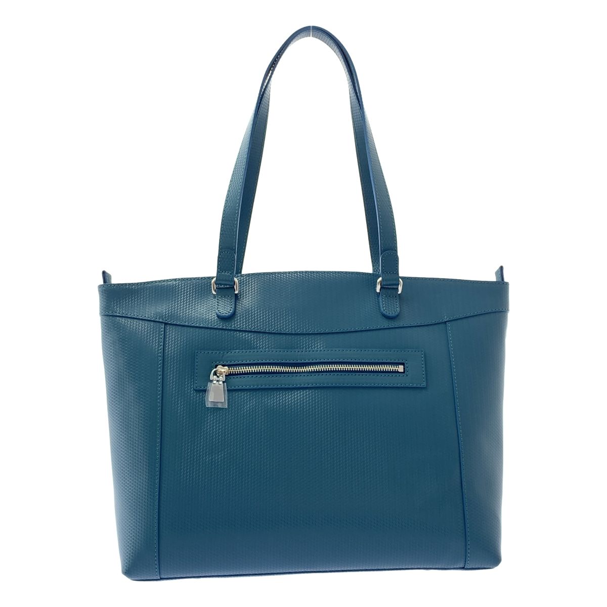 aniary アニアリ レザー ジーフィルム トートバッグ ブルーグレー メンズ