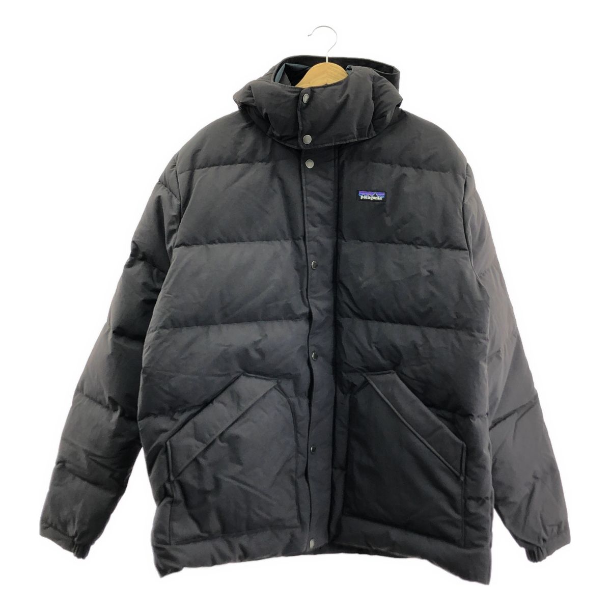 Patagonia パタゴニア 2025AW Downdrift Jacket ダウンドリフト ジャケット フード着脱可 XL チャコールブラック系 メンズ