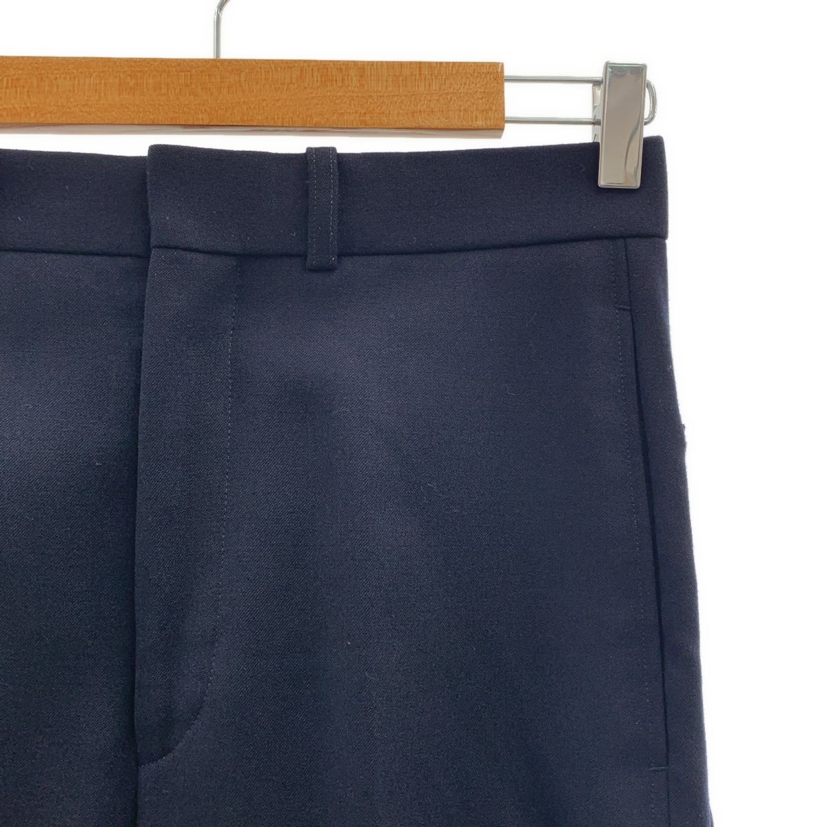 BLAMINK ブラミンク バックポケットパンツ 34 ダークネイビー レディース