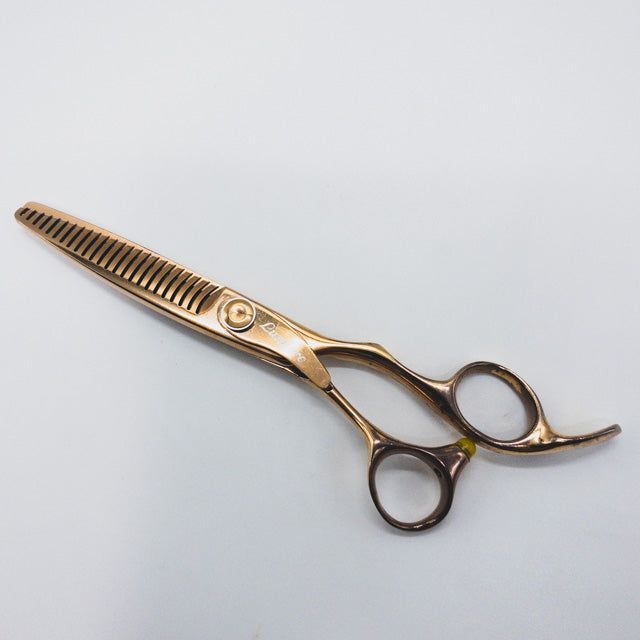 ルミエールLUMIERE 両櫛 5スリット 24目 オフセット シザー セニング 美容ハサミ すきばさみ 美容師 理容師 約35 右利き 6インチ sc956