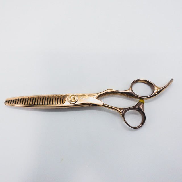 ルミエールLUMIERE 両櫛 5スリット 24目 オフセット シザー セニング 美容ハサミ すきばさみ 美容師 理容師 約35 右利き 6インチ sc 956